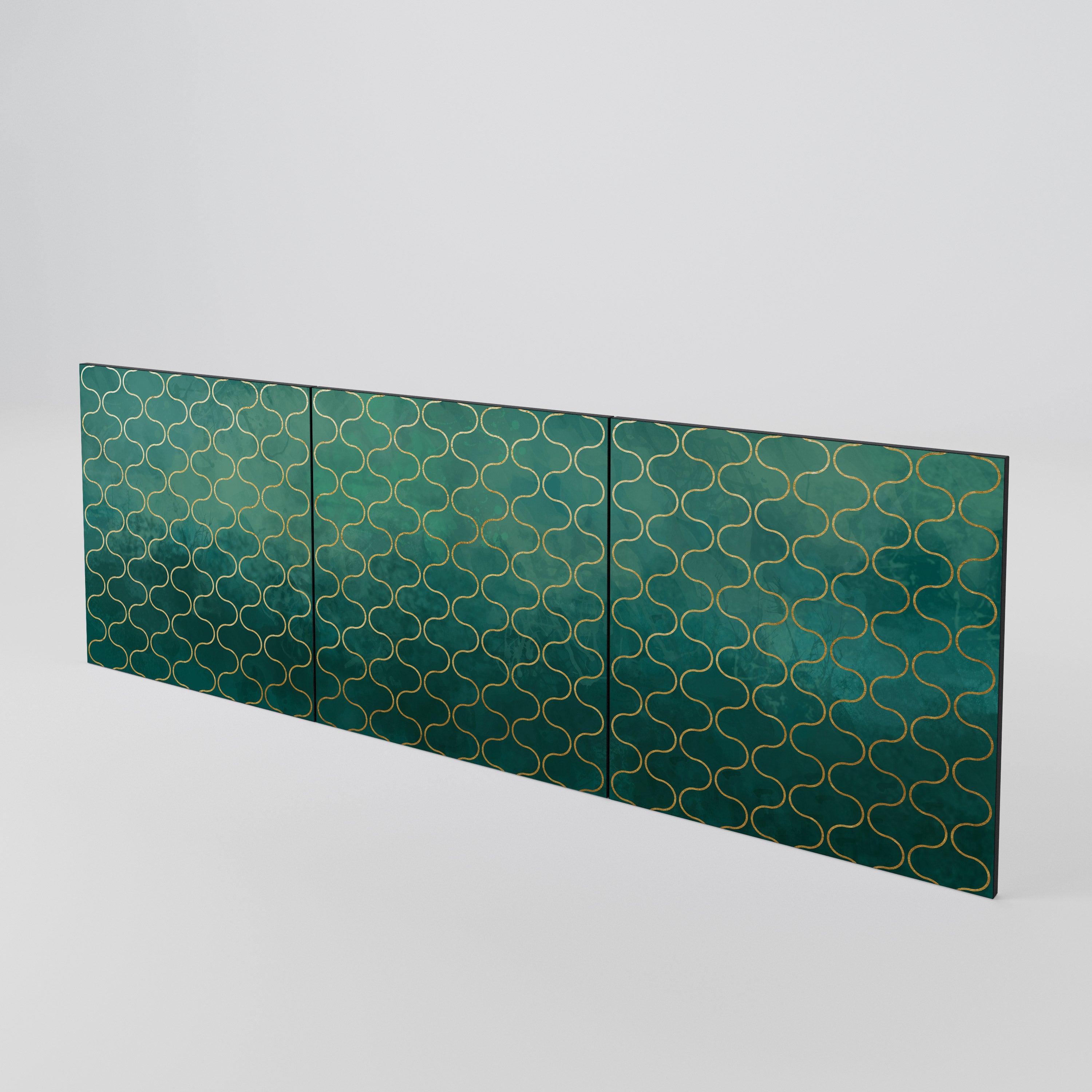 TESSELATED GREENERY Luckset med 3 dörrar till sideboard