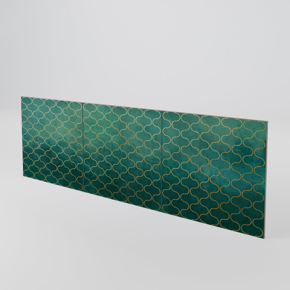 TESSELATED GREENERY Luckset med 3 dörrar till sideboard