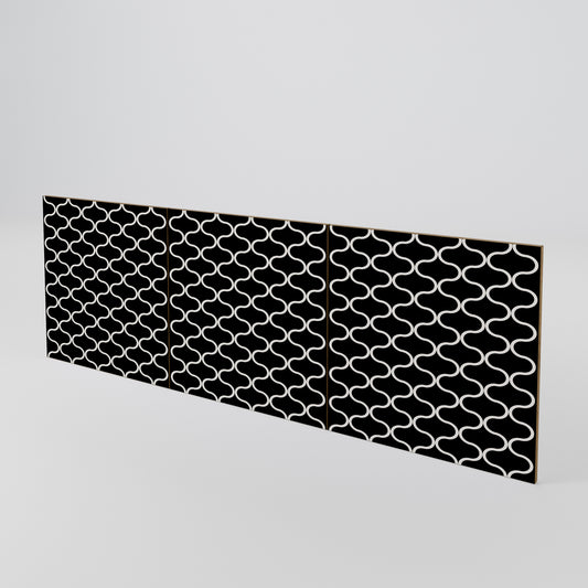 TESSELATED BLACKNESS 3-Piece Sideboard Door Set
