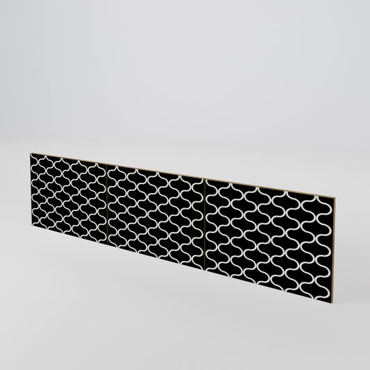 TESSELATED BLACKNESS 3-Piece TV Cabinet Door Set