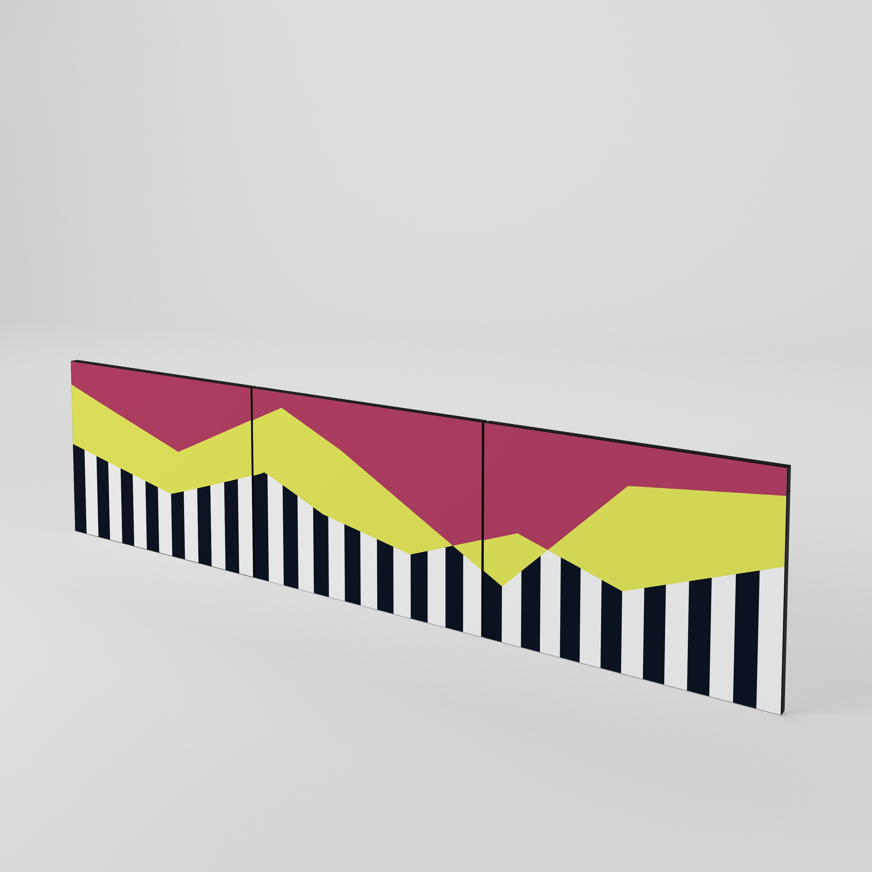 PIANO FANTASY Luckset med 3 dörrar till TV-bänk