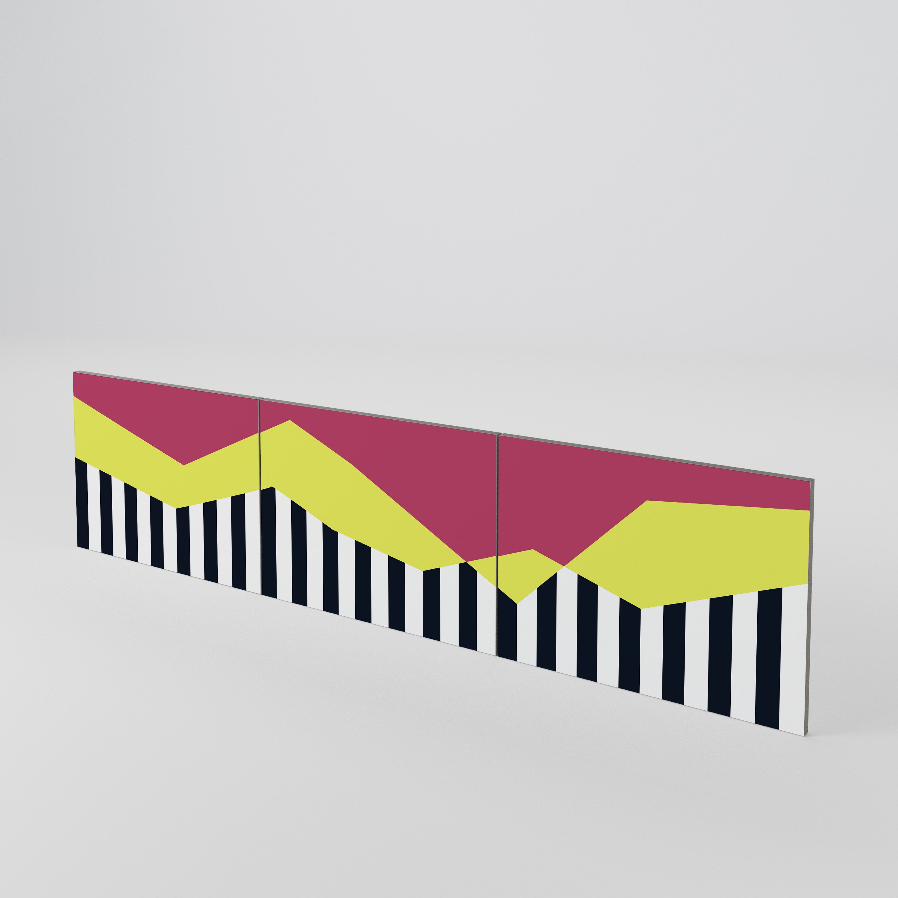 PIANO FANTASY Luckset med 3 dörrar till TV-bänk