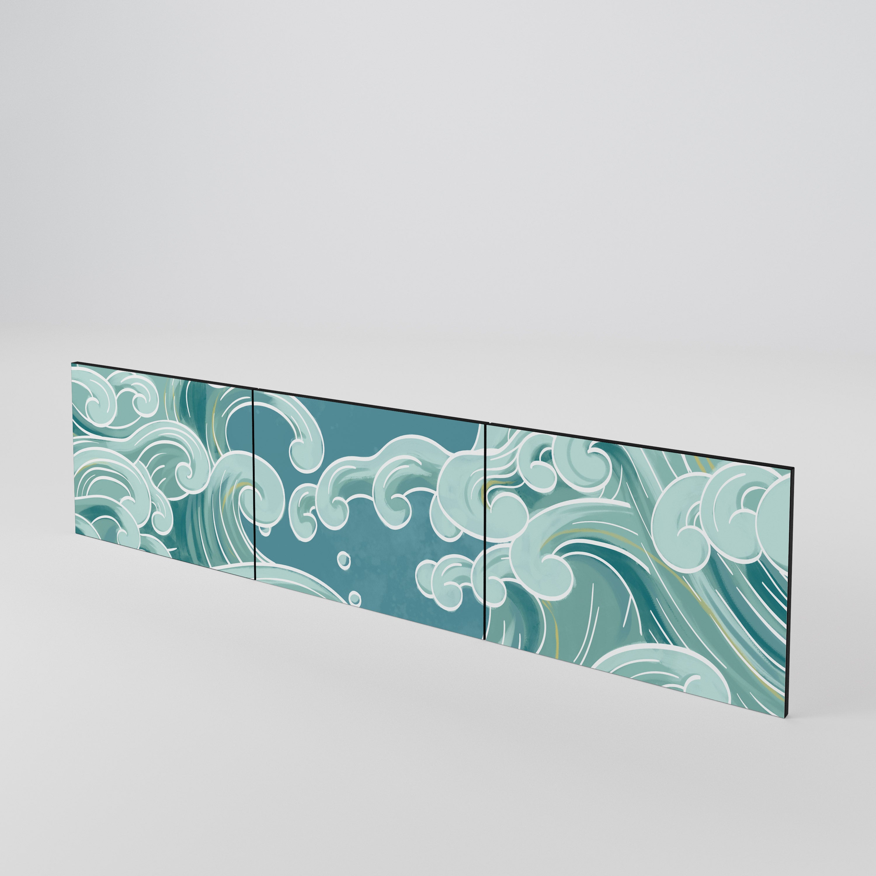 ASIAN SWAY Luckset med 3 dörrar till TV-bänk