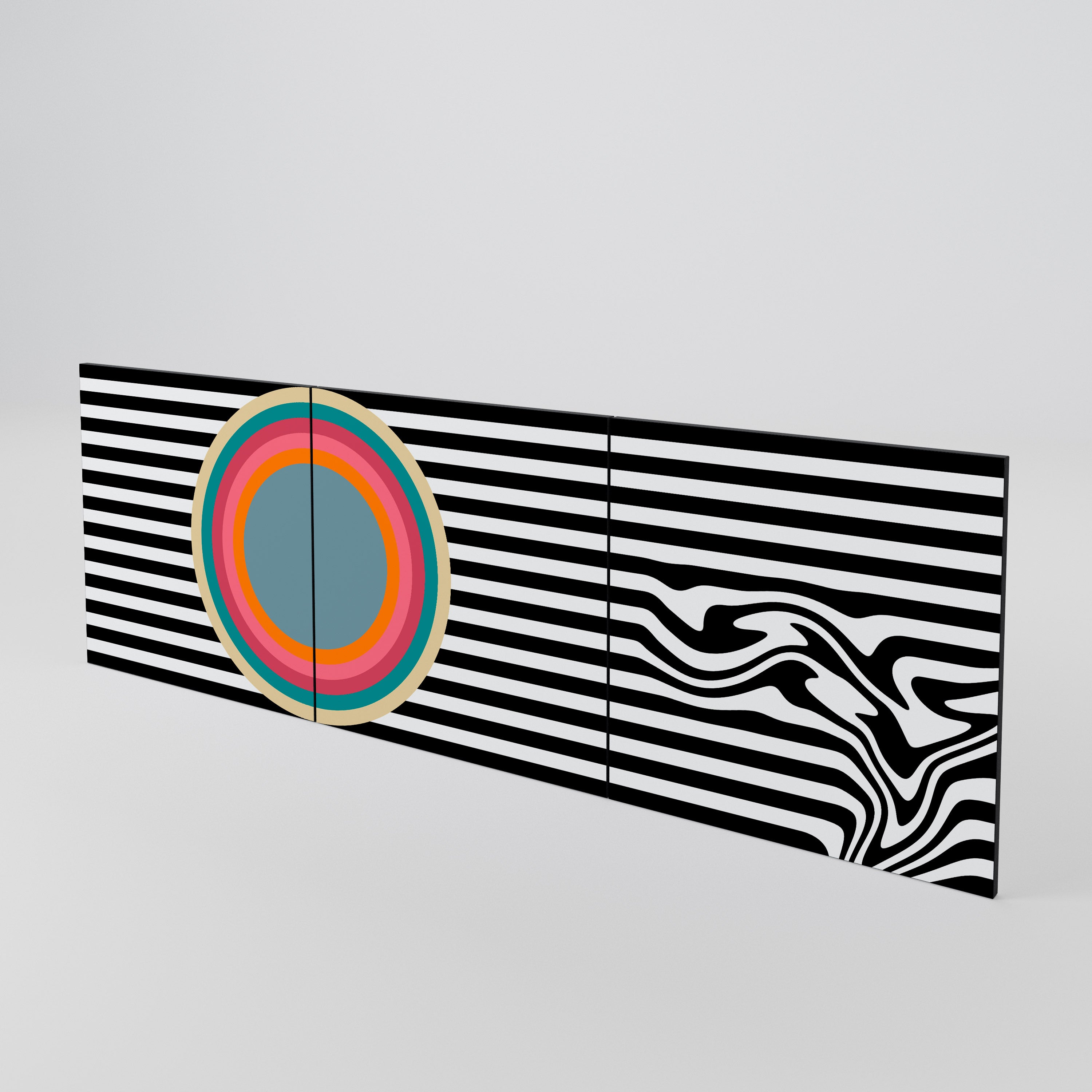 SPECTRA SHOWCASE Luckset med 3 dörrar till sideboard