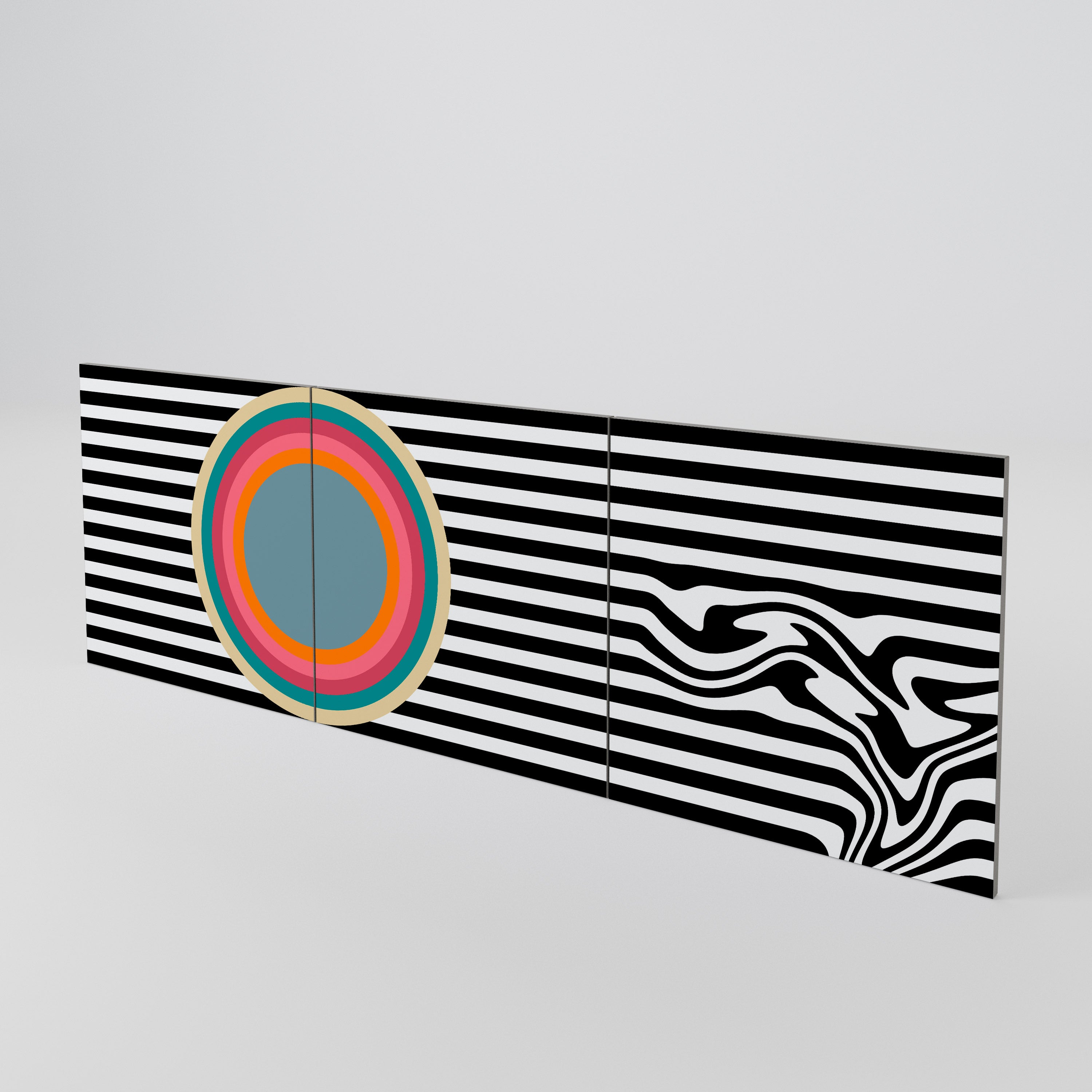 SPECTRA SHOWCASE Luckset med 3 dörrar till sideboard