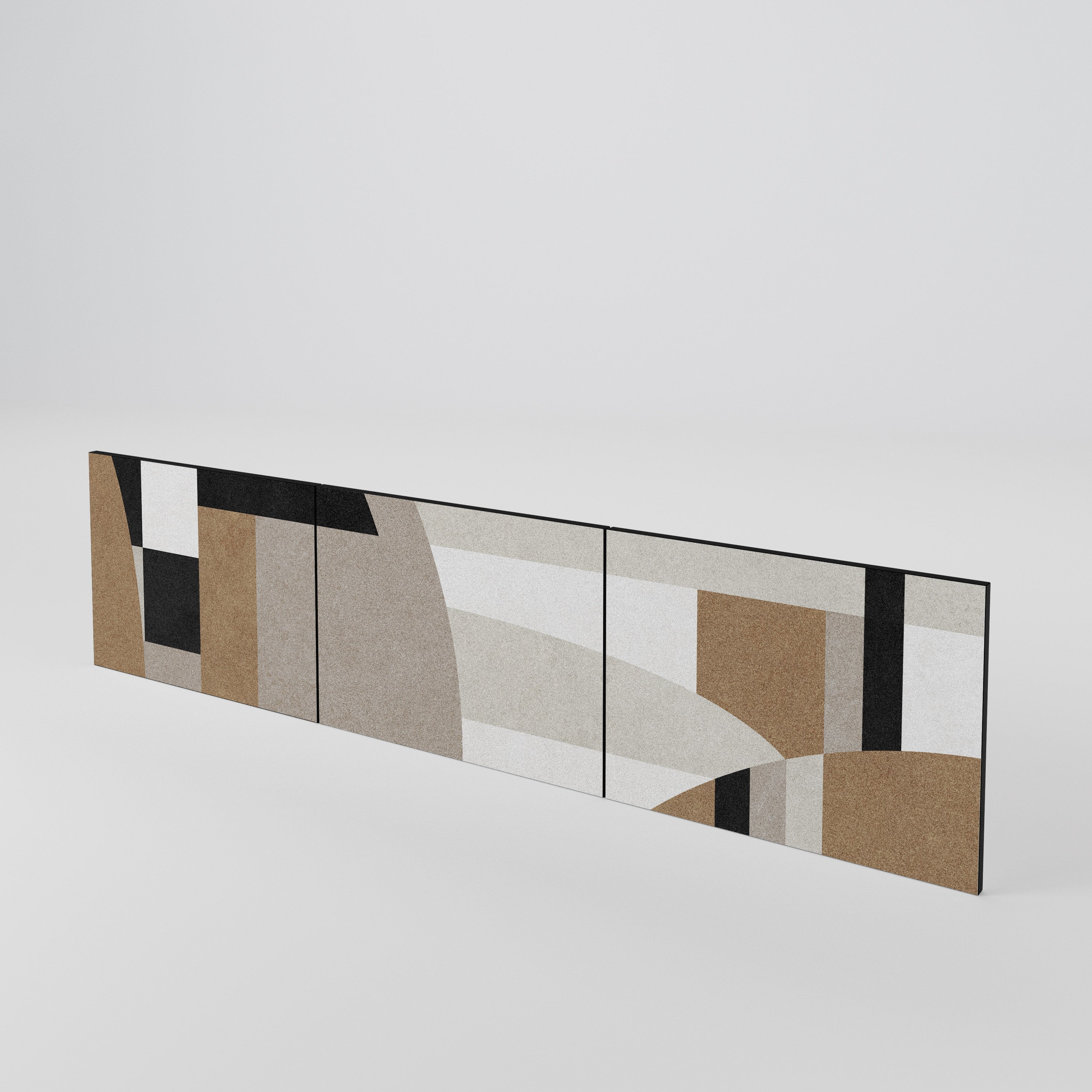 DELICATE MEMENTO Luckset med 3 dörrar till TV-bänk