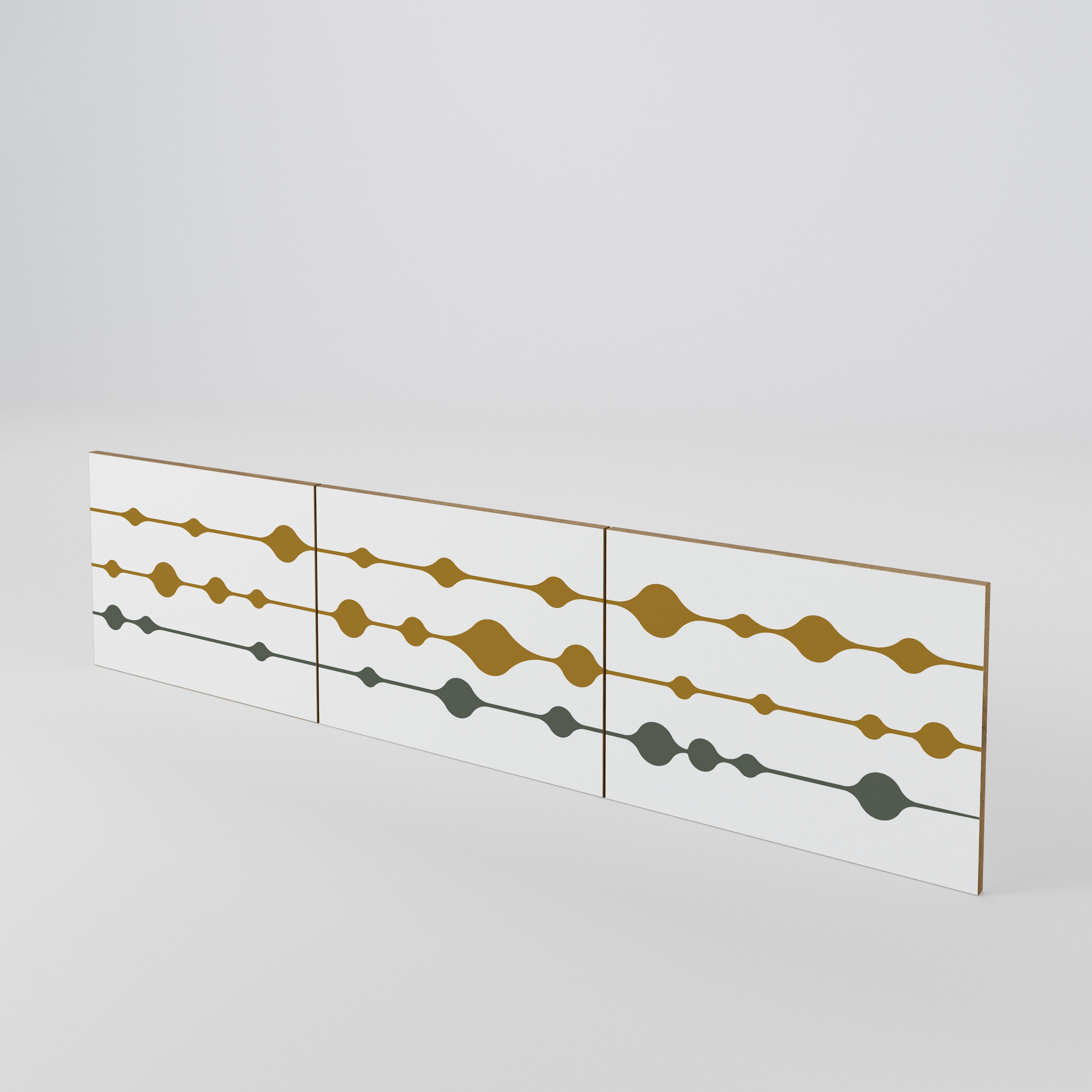 VIVID TONE Luckset med 3 dörrar till TV-bänk