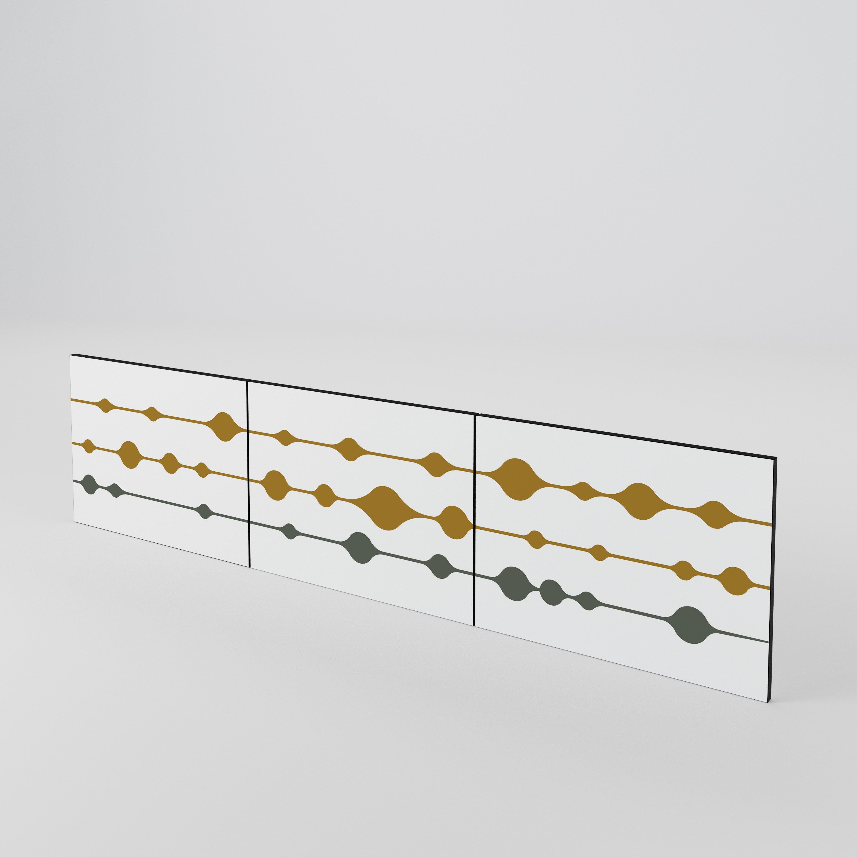 VIVID TONE Luckset med 3 dörrar till TV-bänk