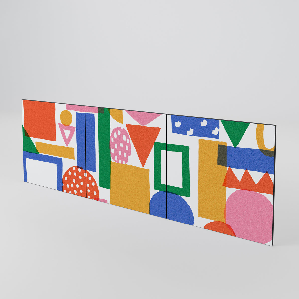 GEOMETRIC GLIMMER Luckset med 3 dörrar till sideboard