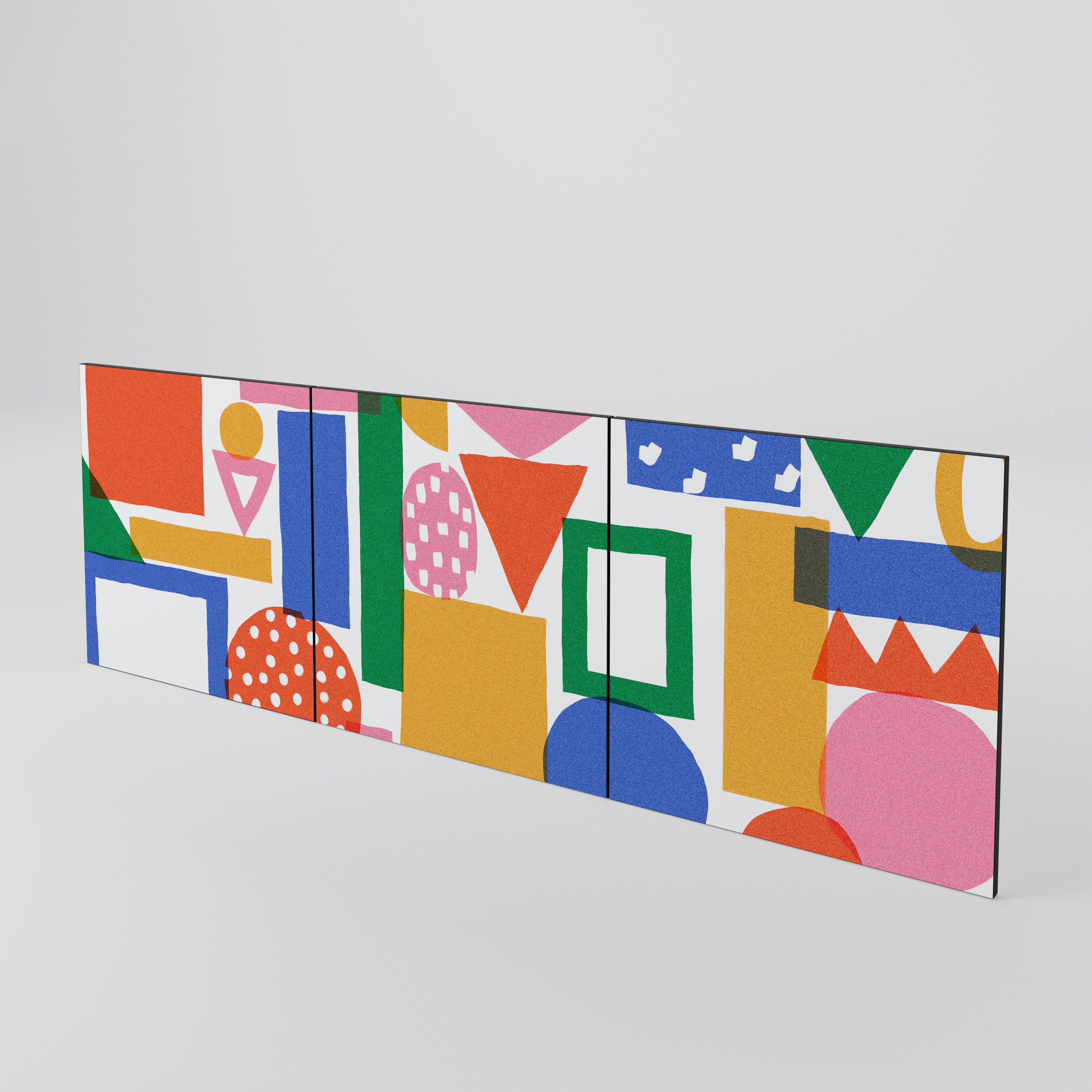 GEOMETRIC GLIMMER Luckset med 3 dörrar till sideboard