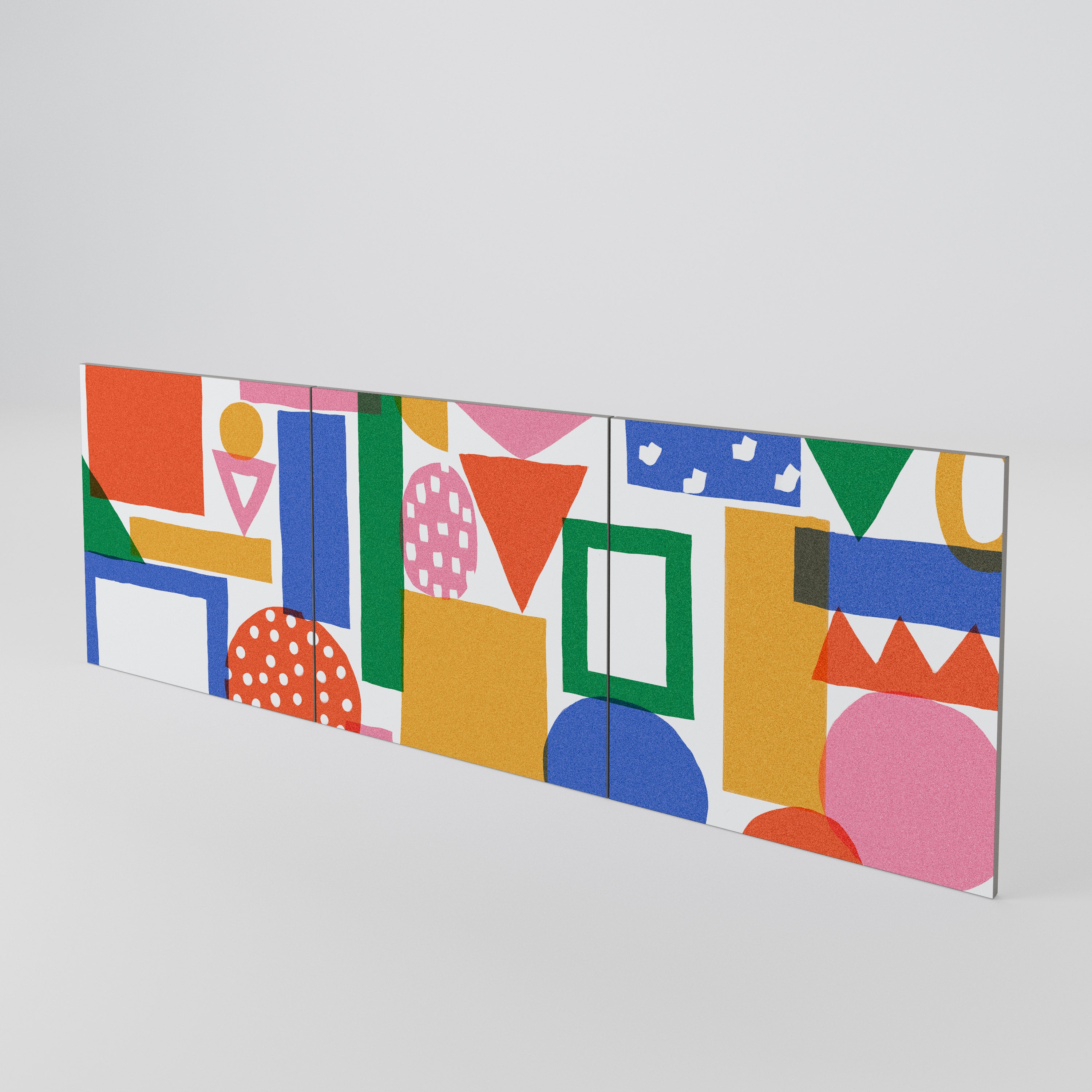 GEOMETRIC GLIMMER Luckset med 3 dörrar till sideboard