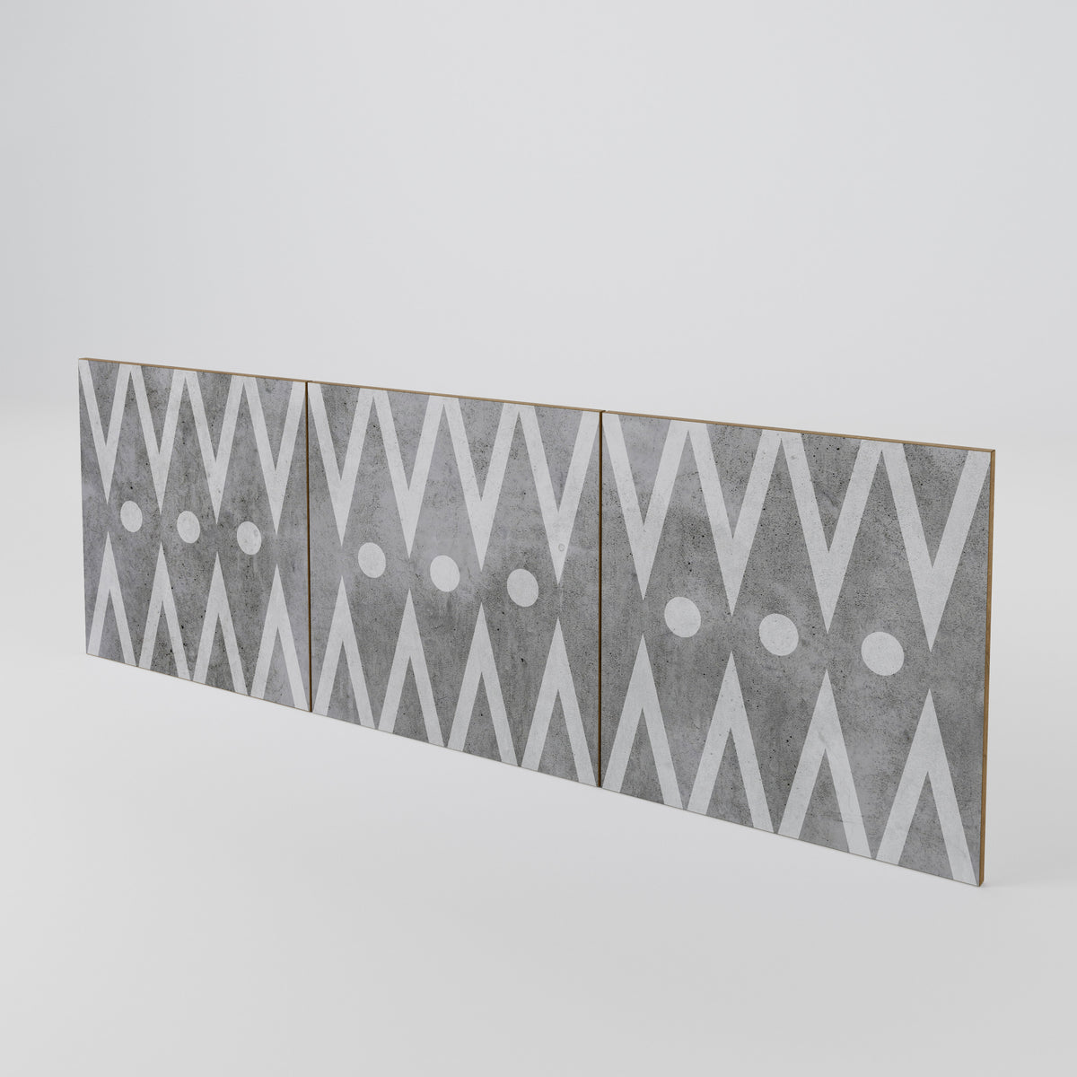 SHARP EDGES Luckset med 3 dörrar till sideboard