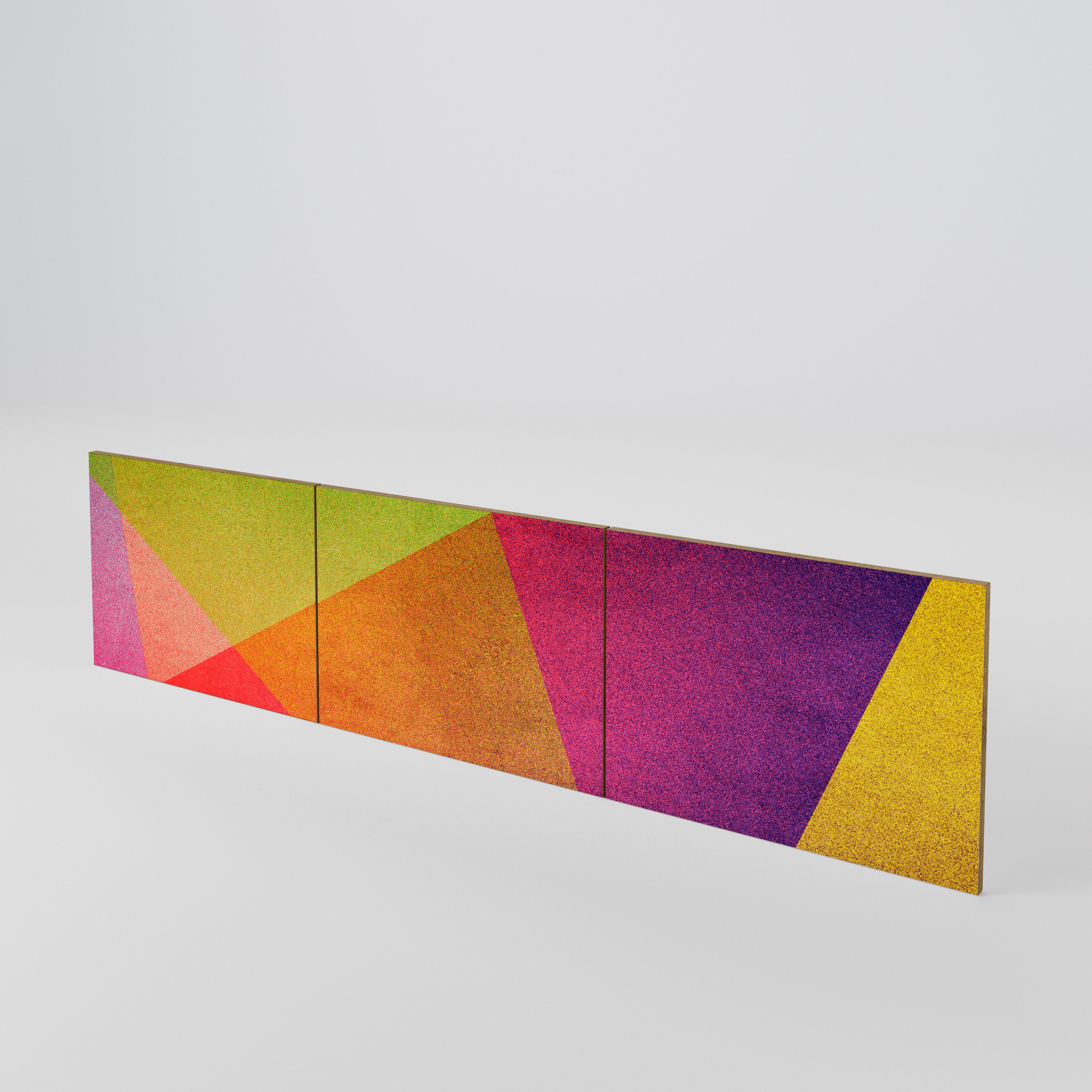 VIVID GEOMETRY Luckset med 3 dörrar till TV-bänk