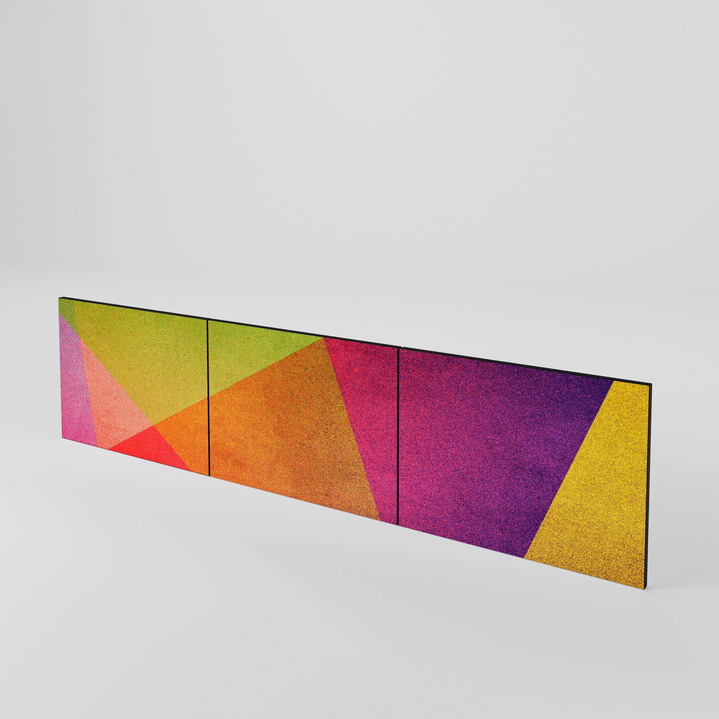 VIVID GEOMETRY Luckset med 3 dörrar till TV-bänk