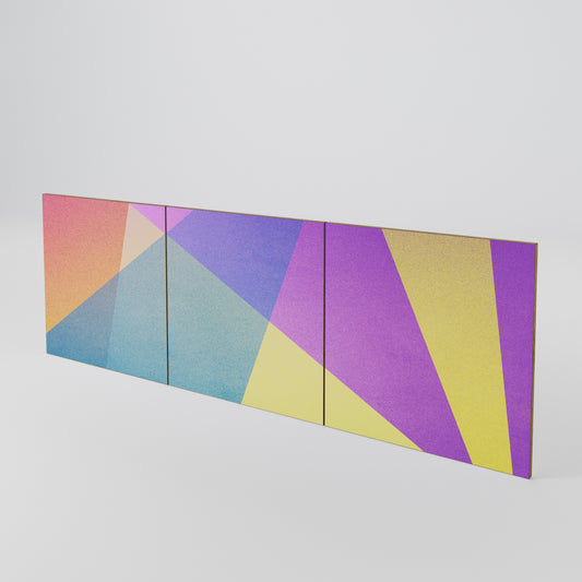 BRIGHT GEOMETRY Luckset med 3 dörrar till sideboard