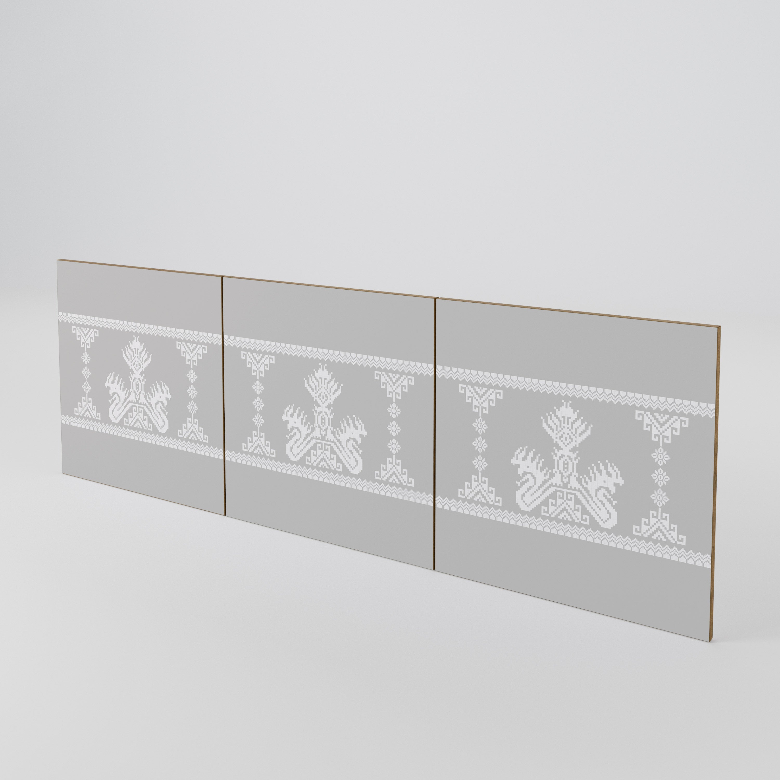 THAI GRAY Luckset med 3 dörrar till sideboard