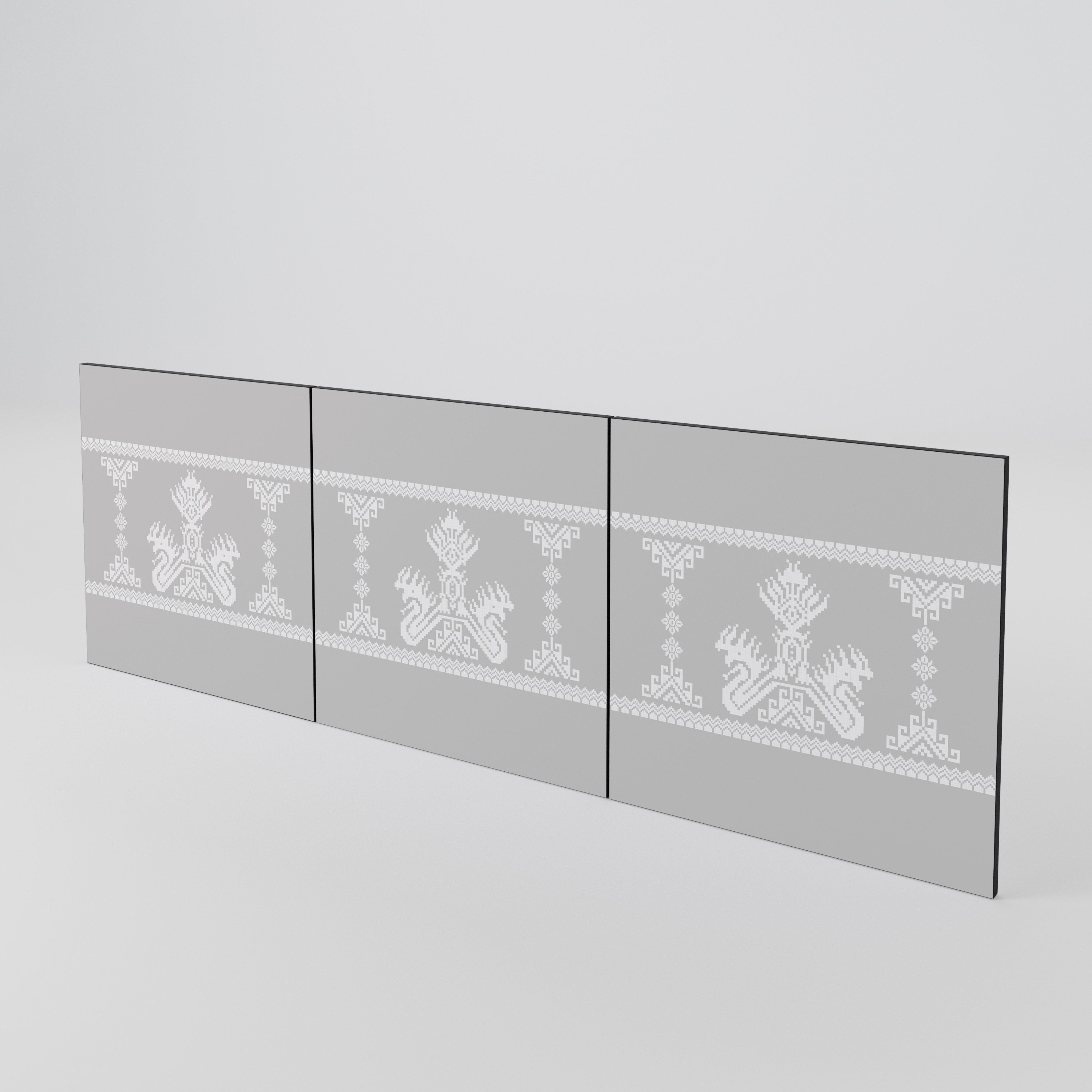 THAI GRAY Luckset med 3 dörrar till sideboard