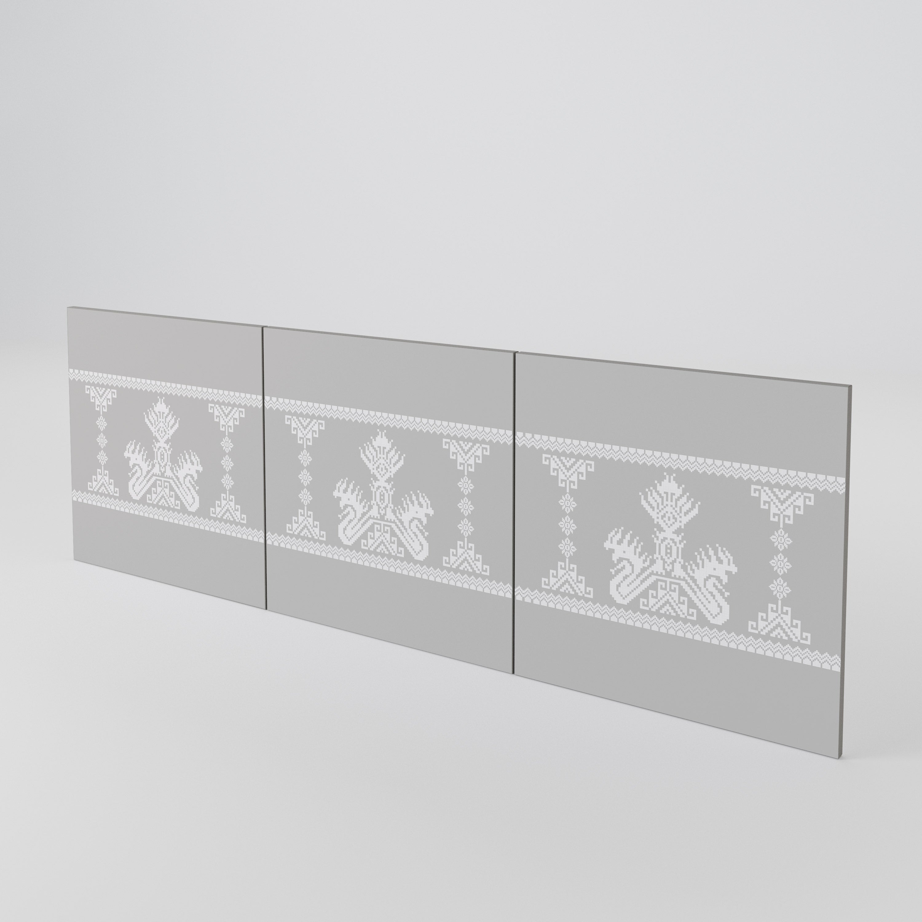 THAI GRAY Luckset med 3 dörrar till sideboard