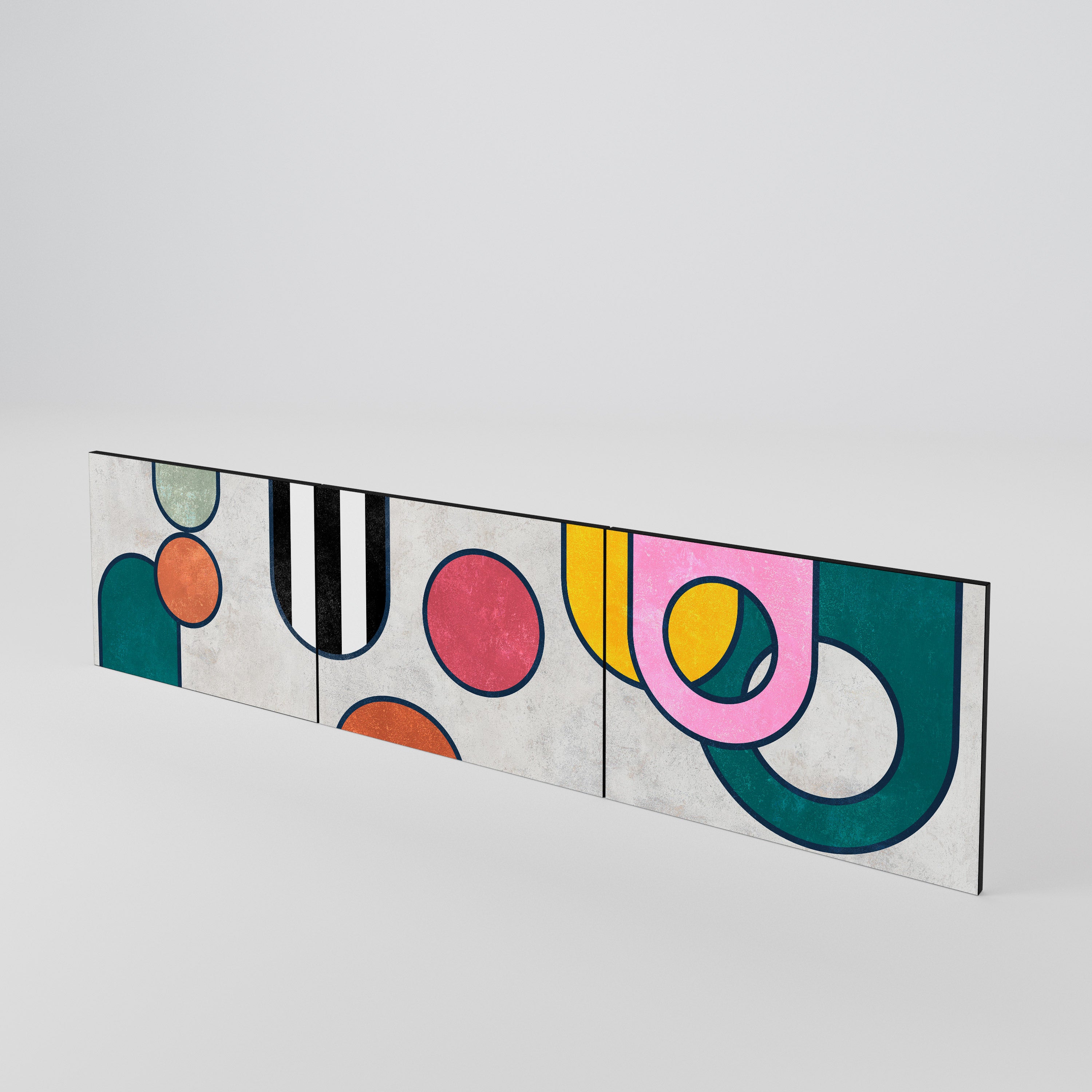 COOL STORY 3-Piece TV Cabinet Door Set