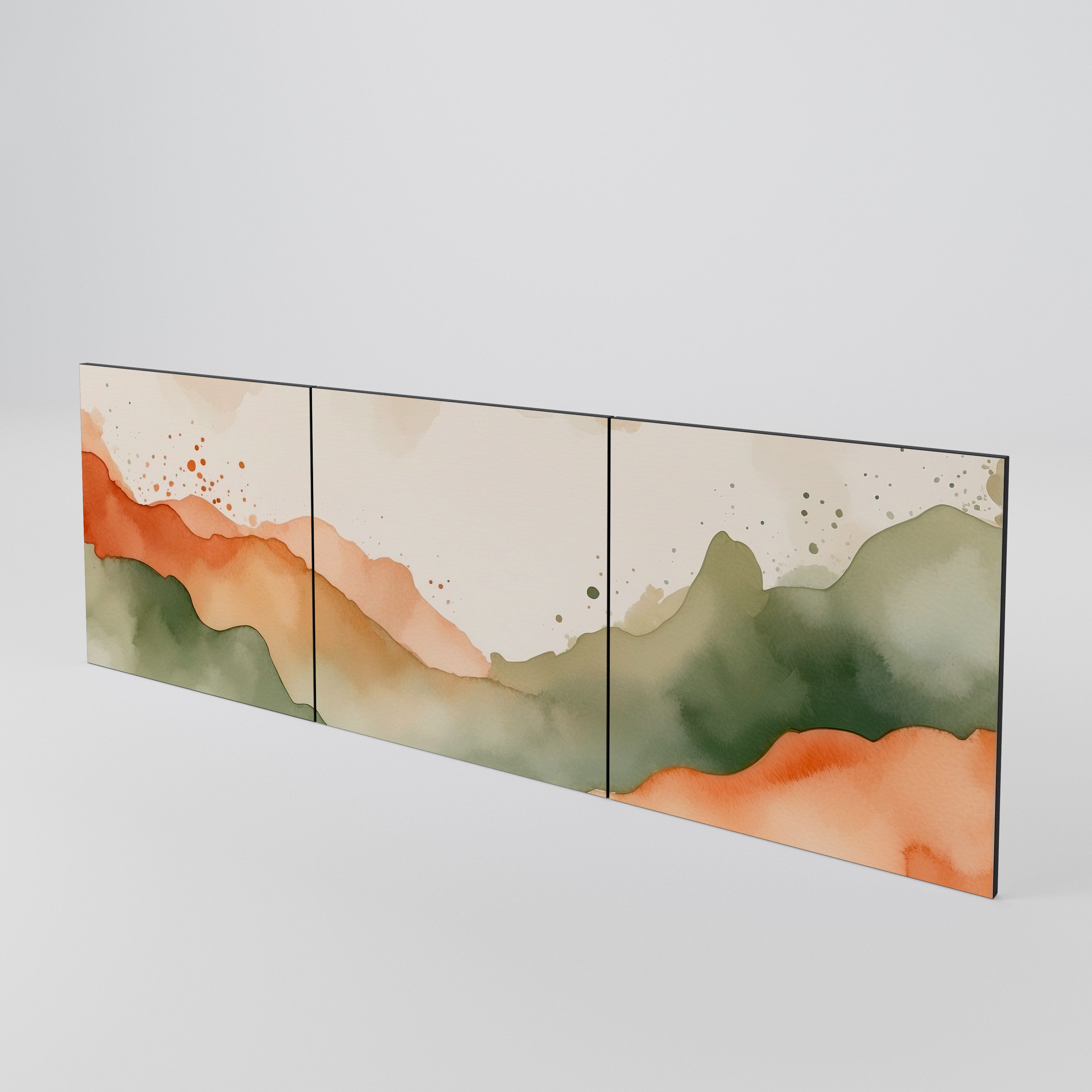 WATERCOLOUR PEAKS Luckset med 3 dörrar till sideboard