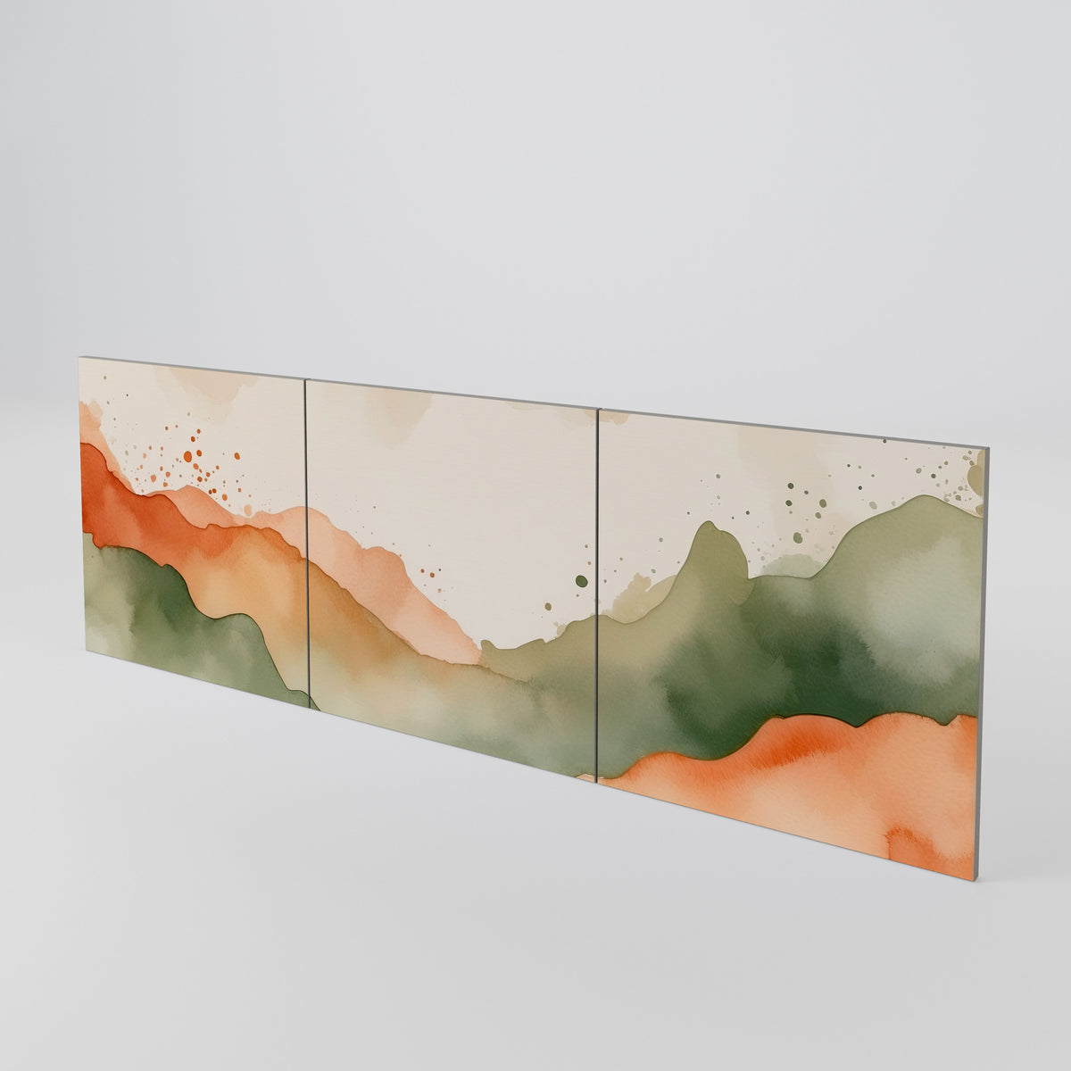 WATERCOLOUR PEAKS Luckset med 3 dörrar till sideboard