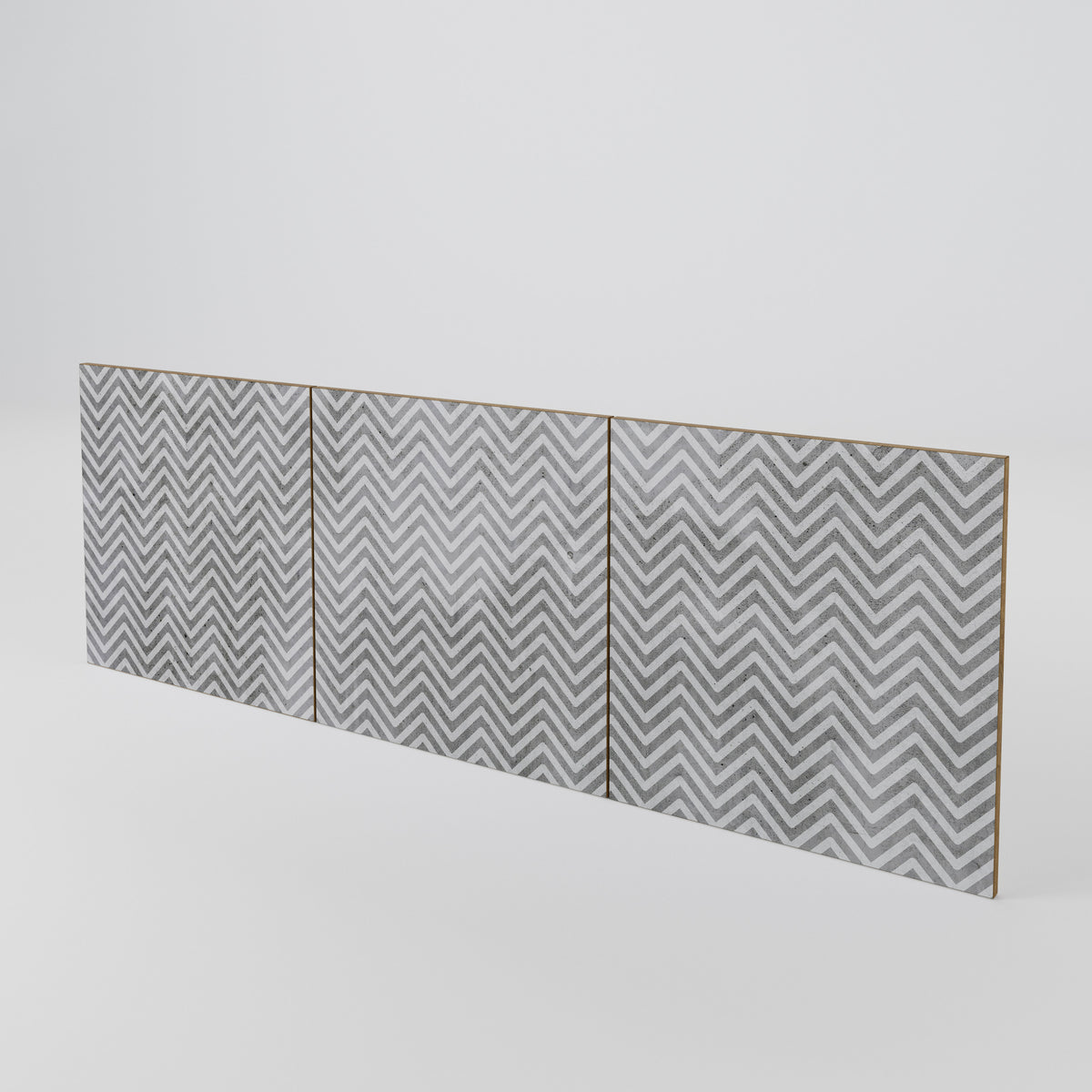CONCRETE ZIG ZAG Luckset med 3 dörrar till sideboard