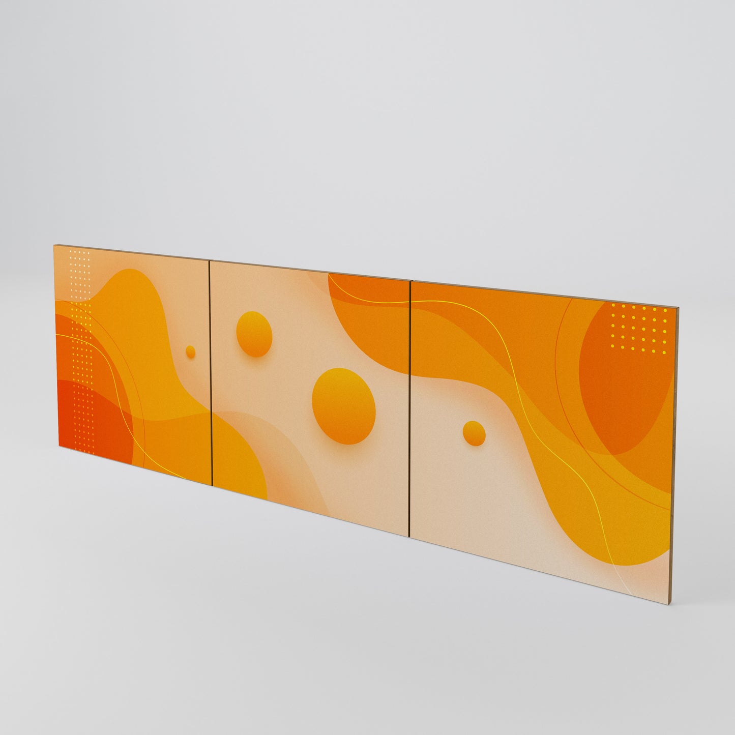 ORANGE ARRANGEMENT Luckset med 3 dörrar till sideboard