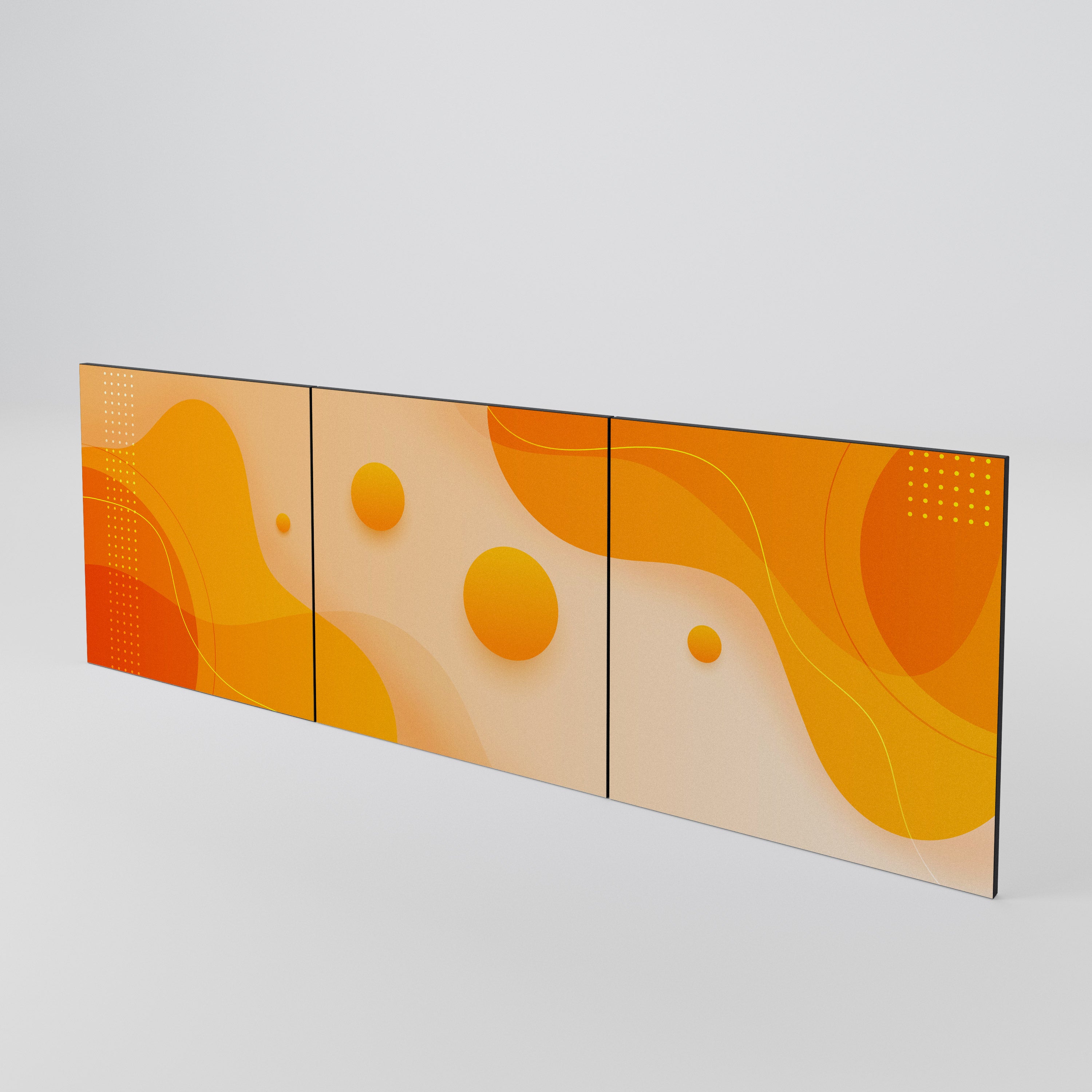 ORANGE ARRANGEMENT 3-Piece Sideboard Door Set