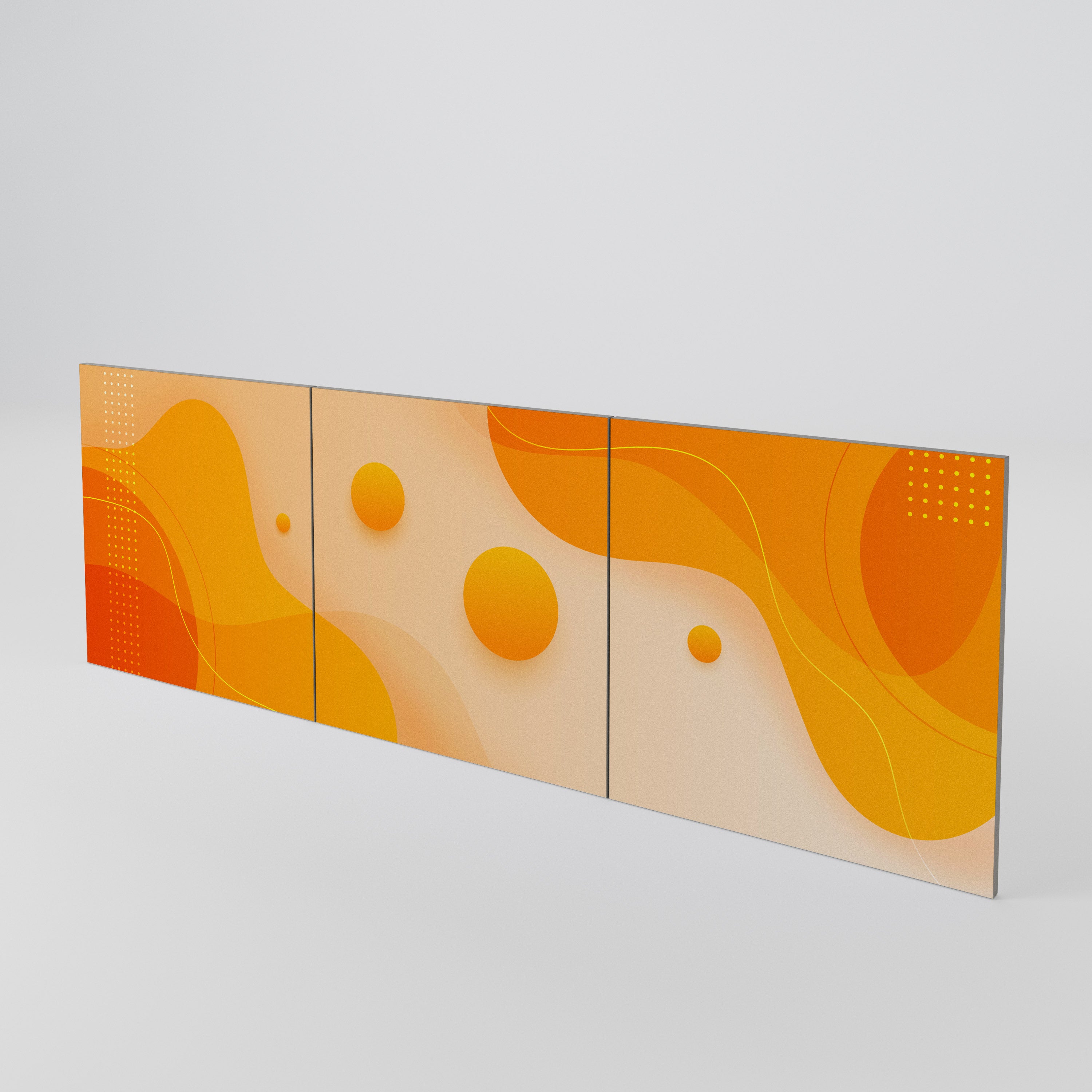 ORANGE ARRANGEMENT 3-Piece Sideboard Door Set