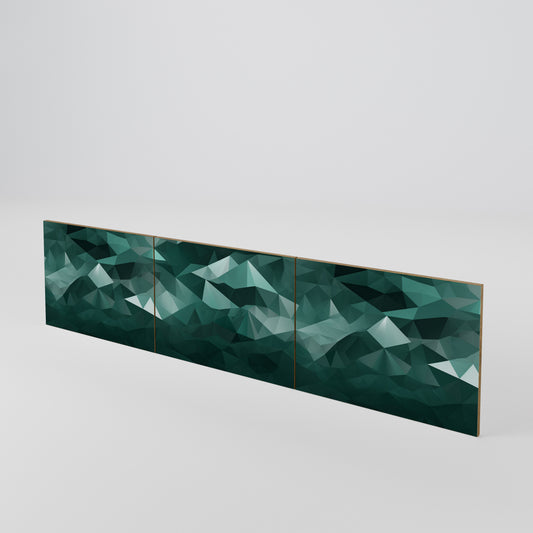 POLYGONAL FLOATING Luckset med 3 dörrar till TV-bänk