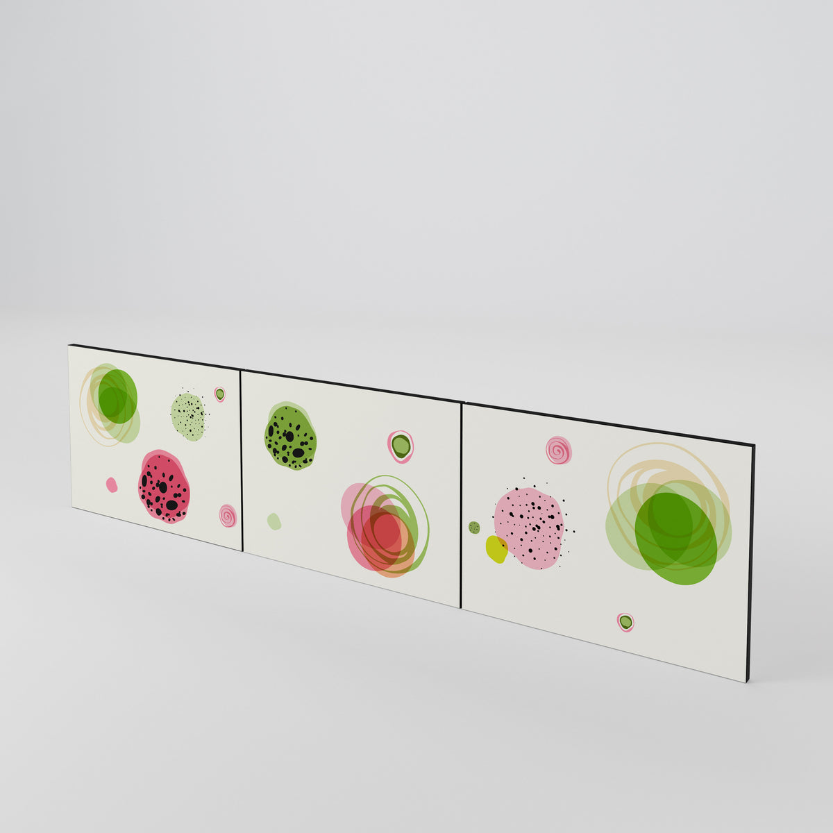 COLORFUL COSMOS Luckset med 3 dörrar till TV-bänk