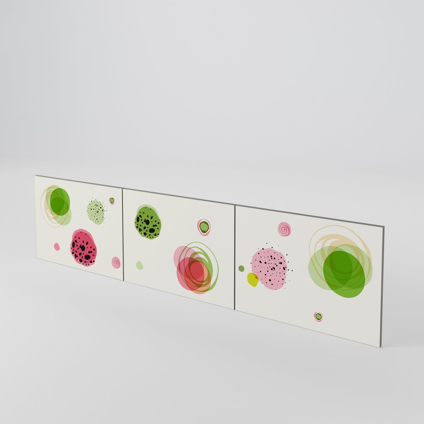 COLORFUL COSMOS 3-Piece TV Cabinet Door Set