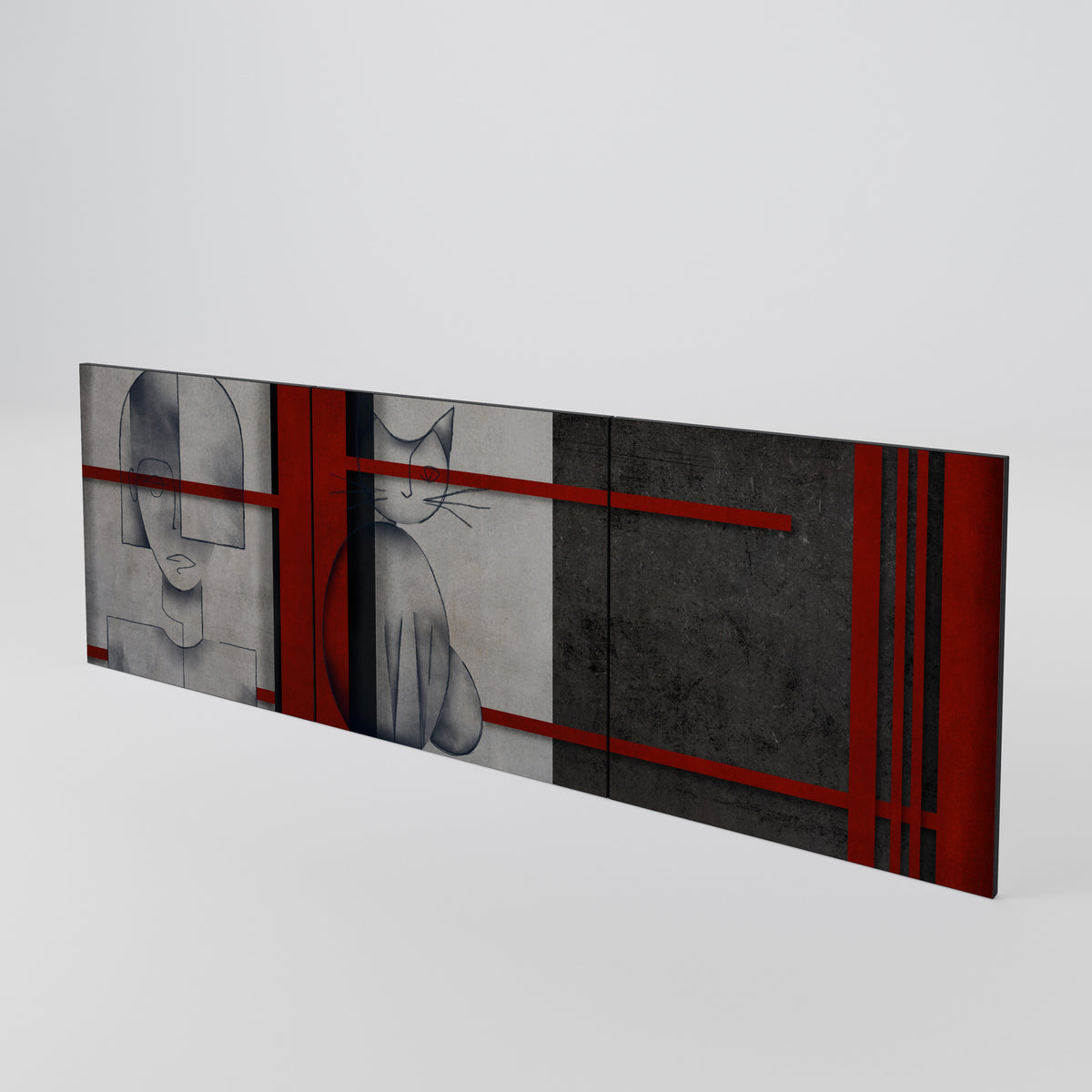 GRAY FIGURES Luckset med 3 dörrar till sideboard