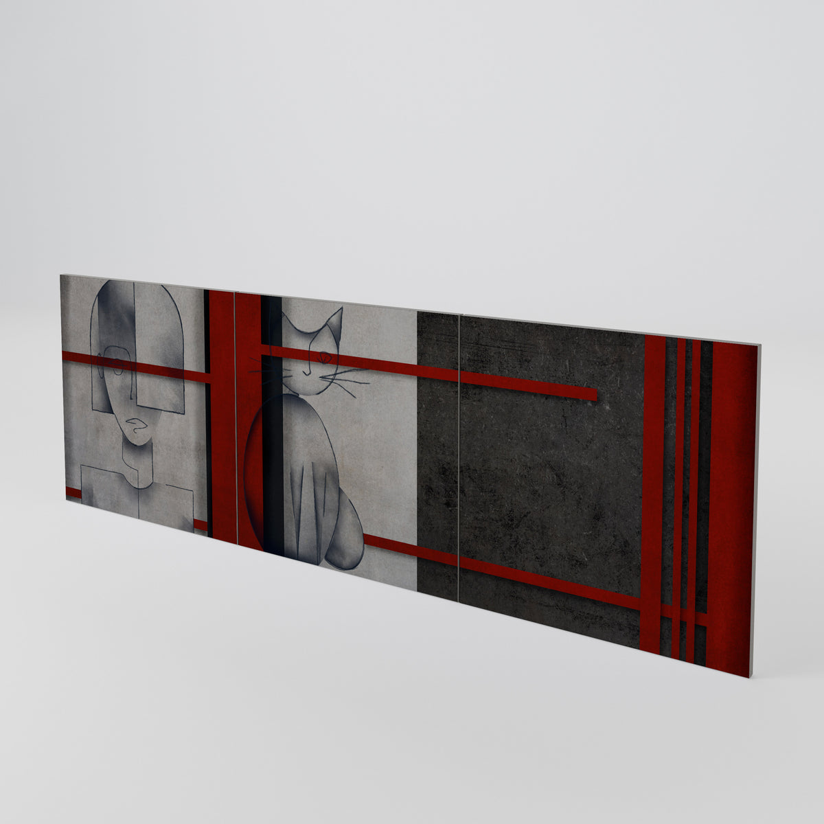 GRAY FIGURES Luckset med 3 dörrar till sideboard
