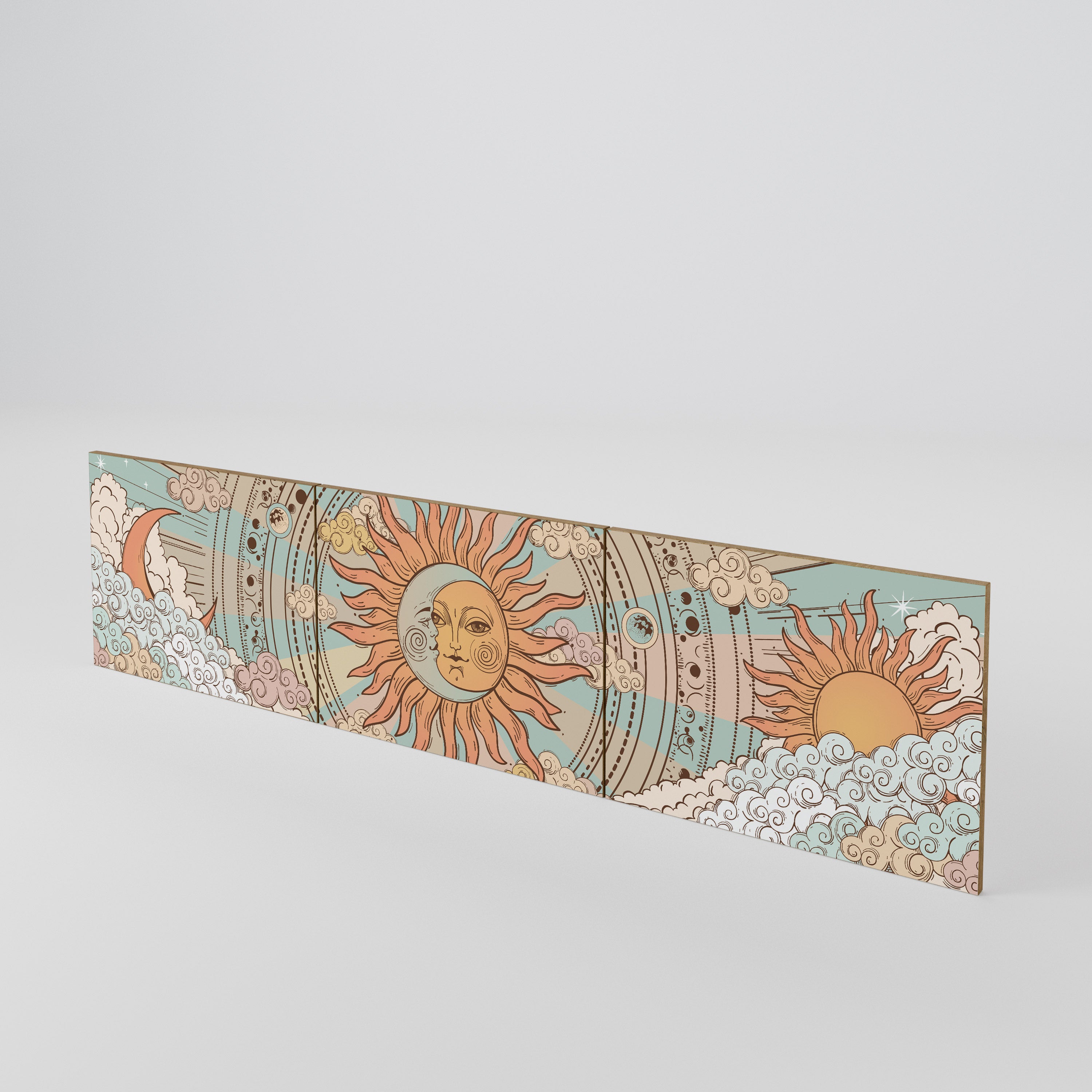 MYSTICAL STRUCTURE 3-Piece TV Cabinet Door Set