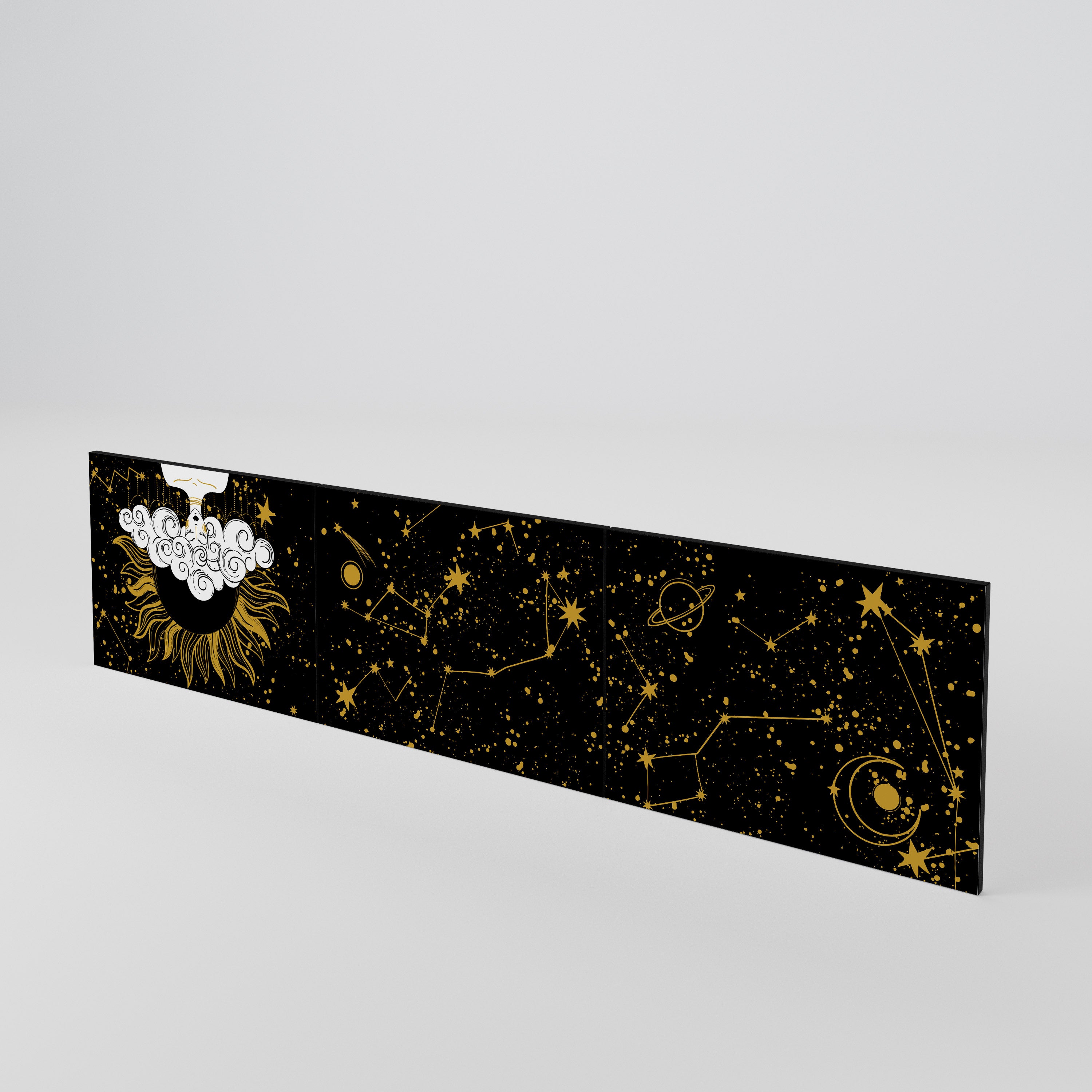 STELLAR CONSTELLATIONS 3-Piece TV Cabinet Door Set
