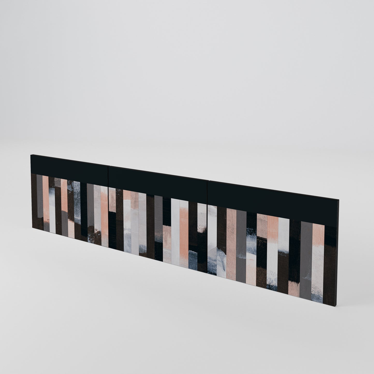 COLLAGE OF RECTANGLES 3-Piece TV Cabinet Door Set