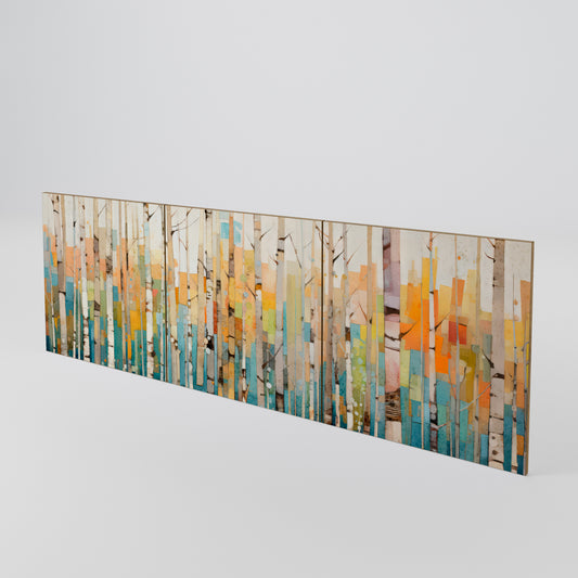 BIRCH KALEIDOSCOPE Luckset med 3 dörrar till sideboard