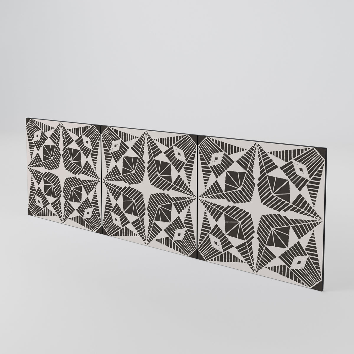 MONOCHROME NEXUS Luckset med 3 dörrar till sideboard