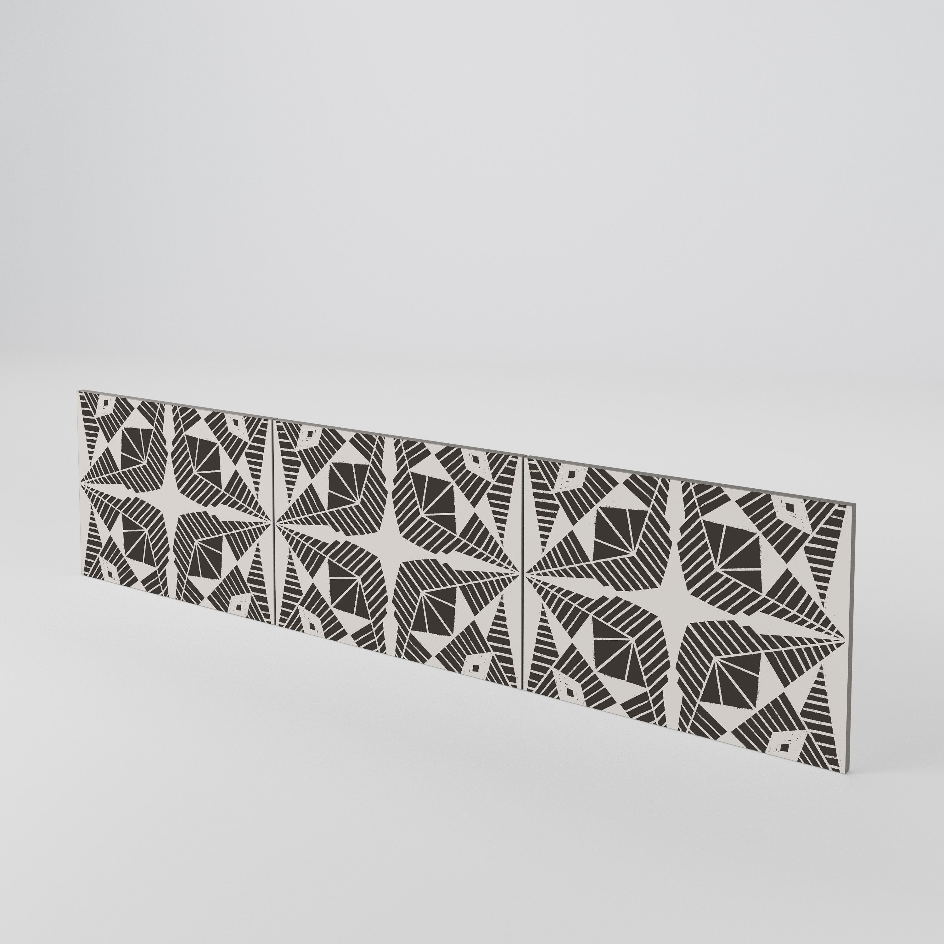 MONOCHROME NEXUS 3-Piece TV Cabinet Door Set