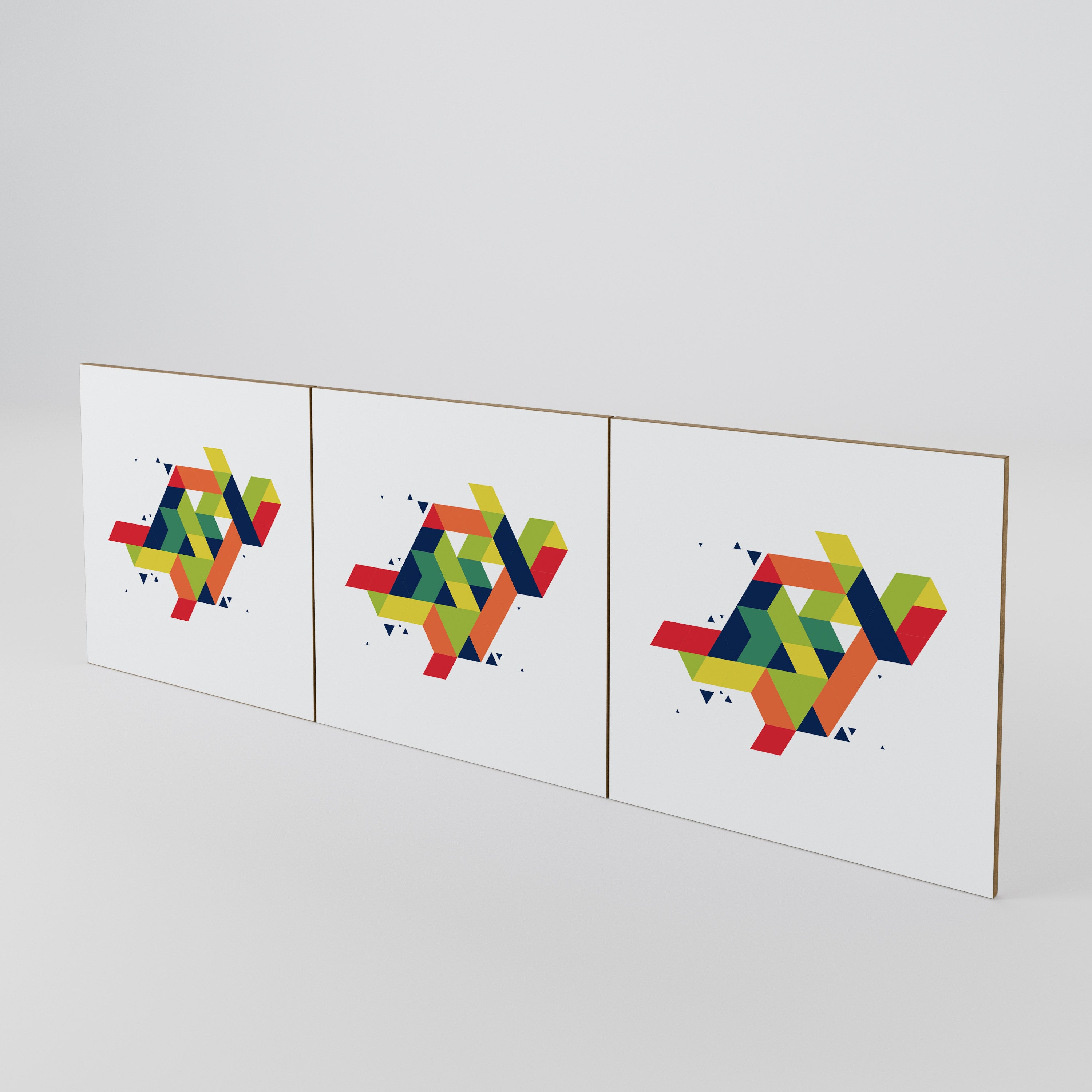 FUTURE SIGN 3-Piece Sideboard Door Set