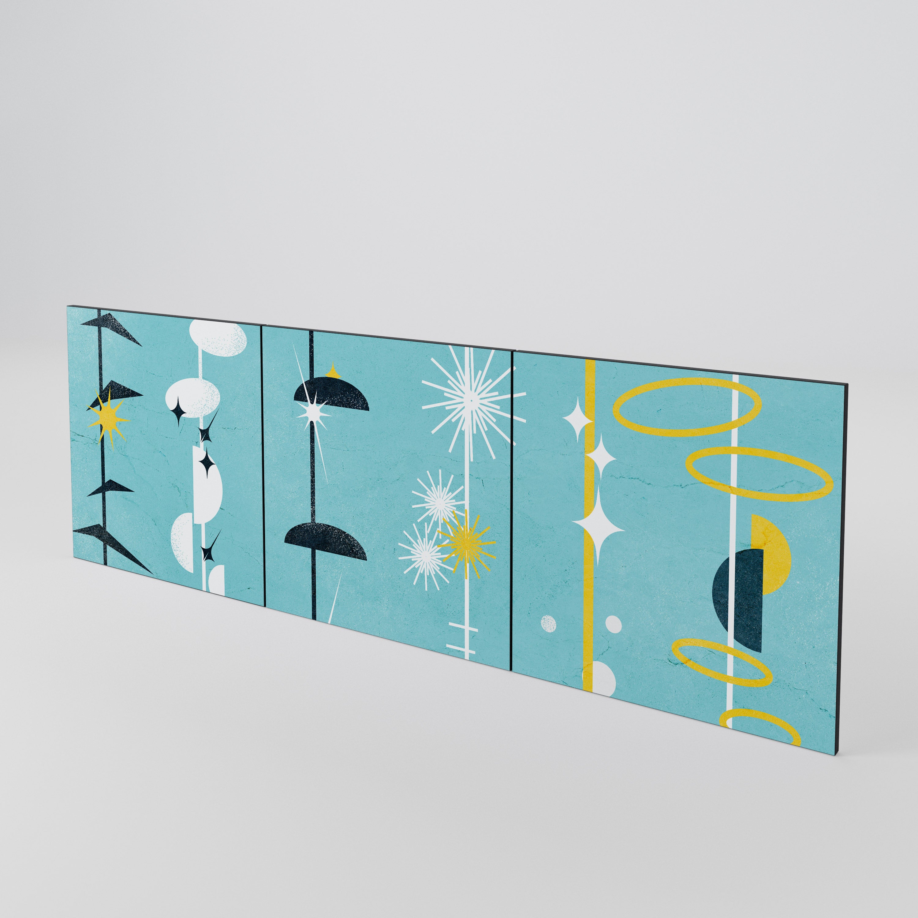 PATHS TO HAPPINESS 3-Piece Sideboard Door Set