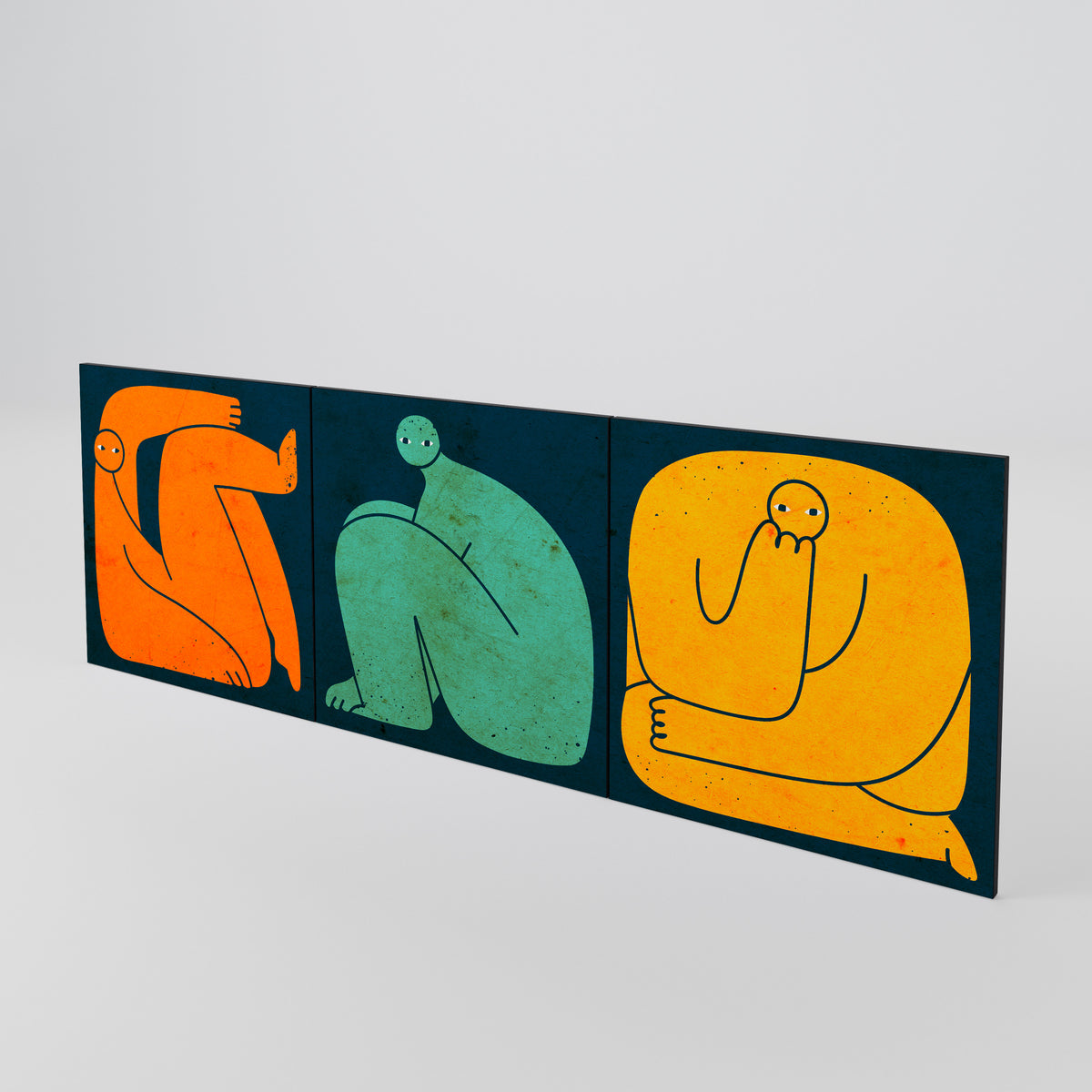 TOGETHER BUT SEPARATELY Luckset med 3 dörrar till sideboard