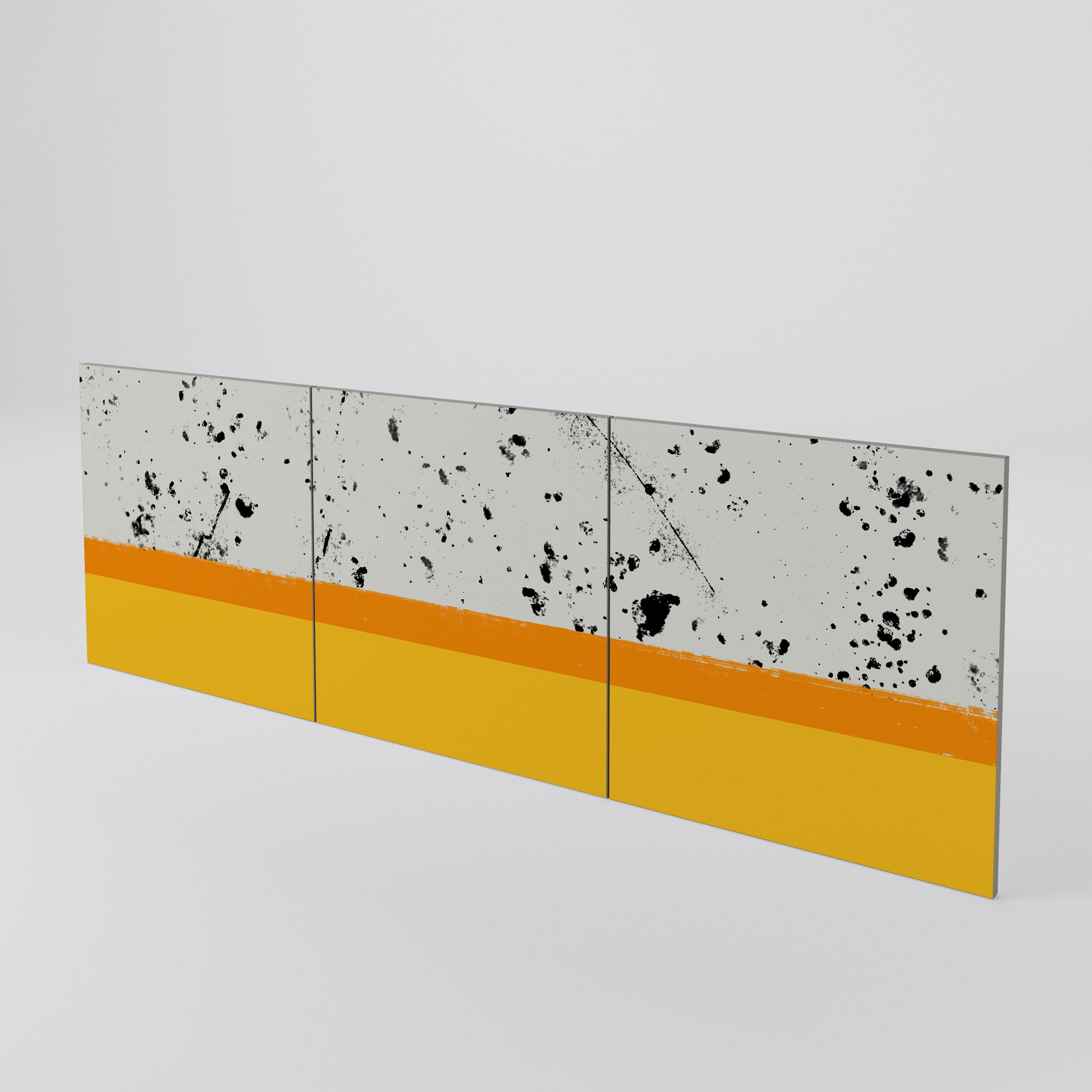 DYED BY ORANGE 3-Piece Sideboard Door Set