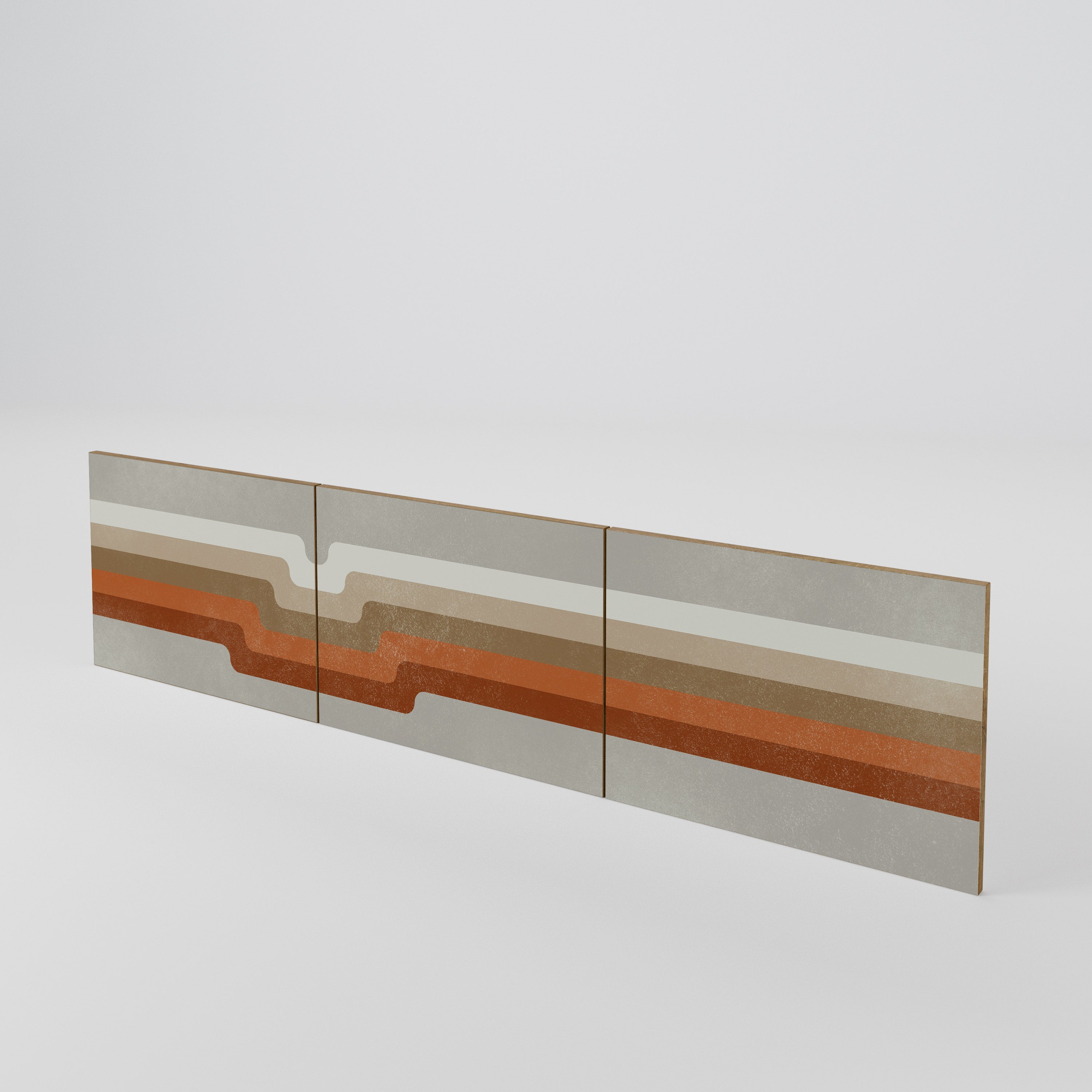 PECULIAR TRAIL 3-Piece TV Cabinet Door Set