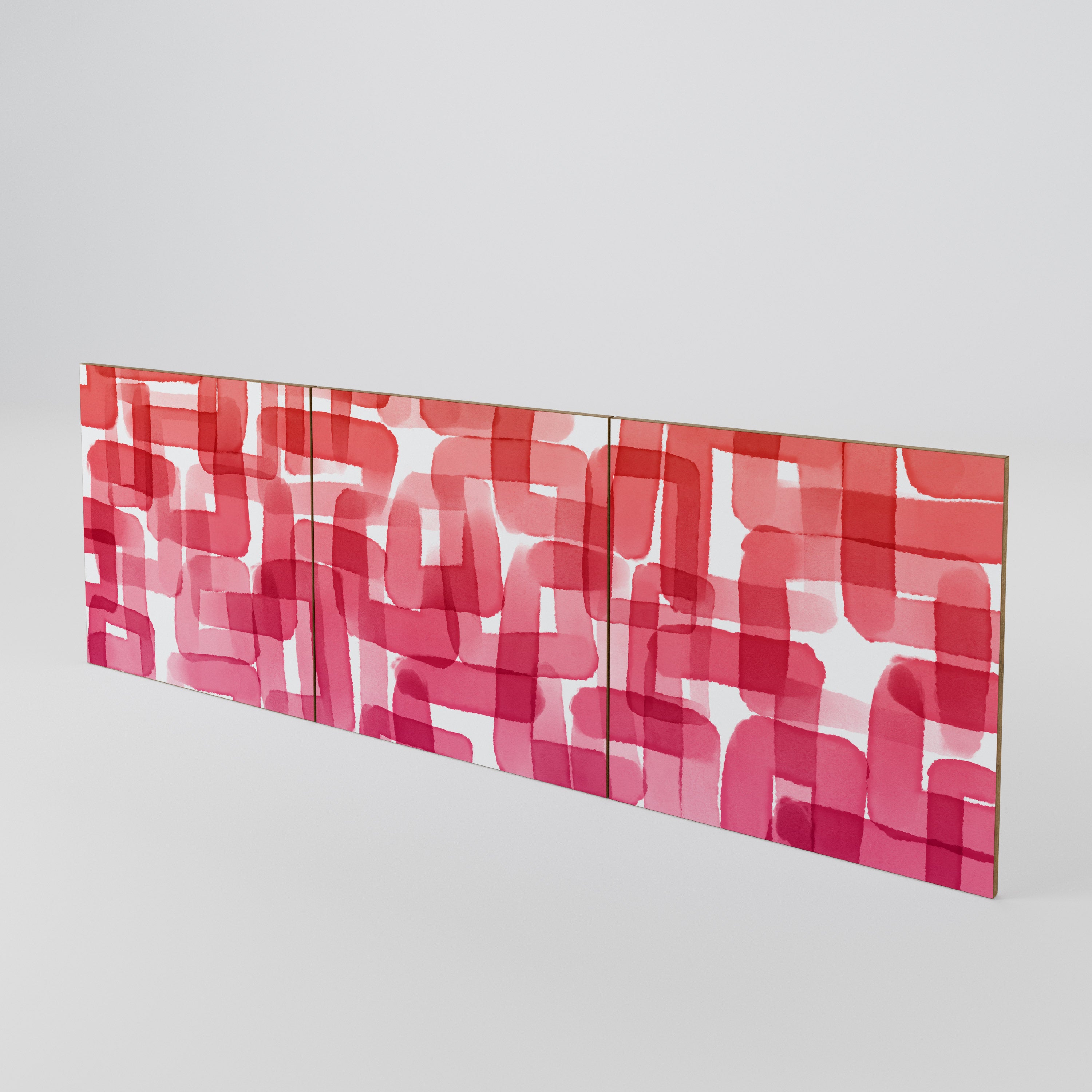 KALEIDOSCOPIC CUBISM 3-Piece Sideboard Door Set