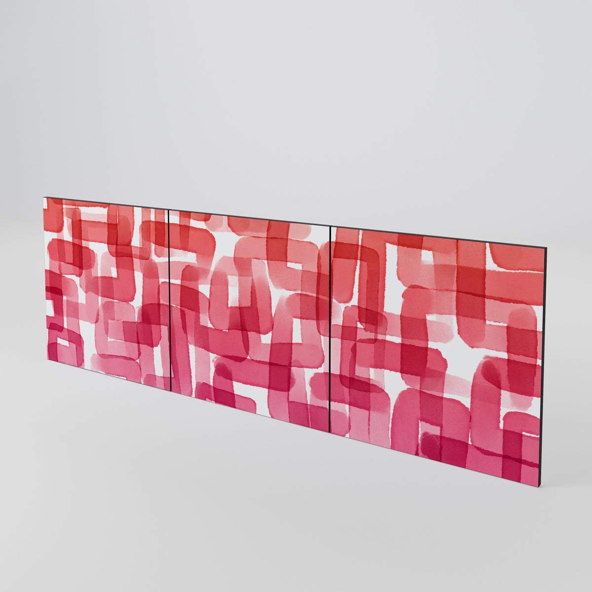 KALEIDOSCOPIC CUBISM Luckset med 3 dörrar till sideboard