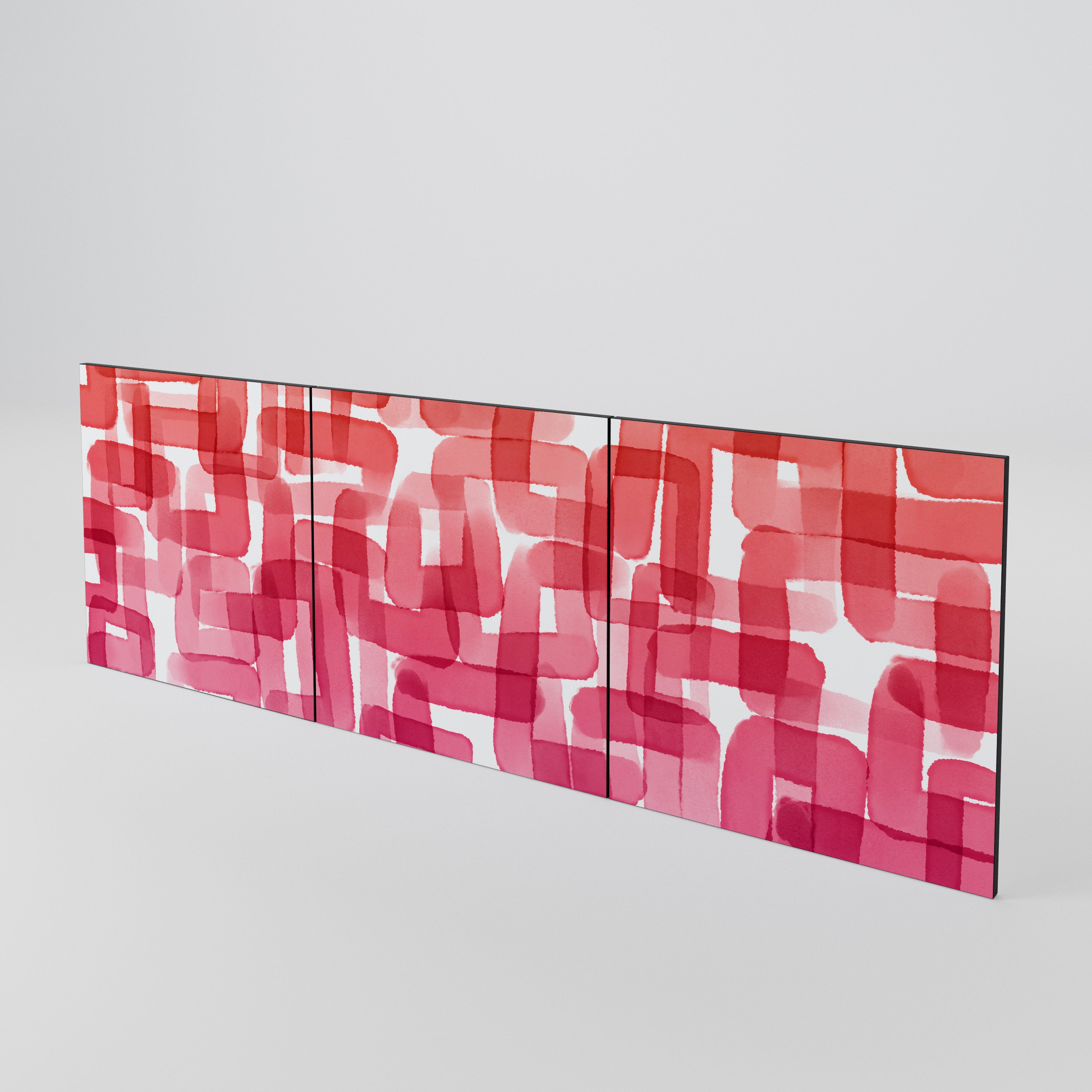 KALEIDOSCOPIC CUBISM 3-Piece Sideboard Door Set