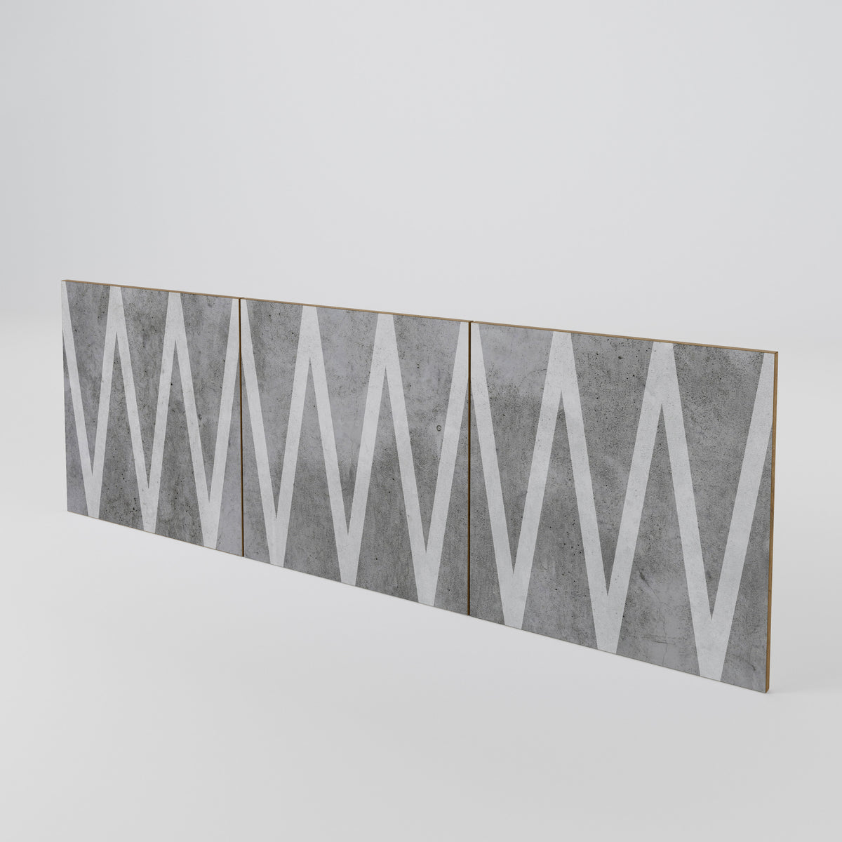 SOLID ZIG ZAG Luckset med 3 dörrar till sideboard