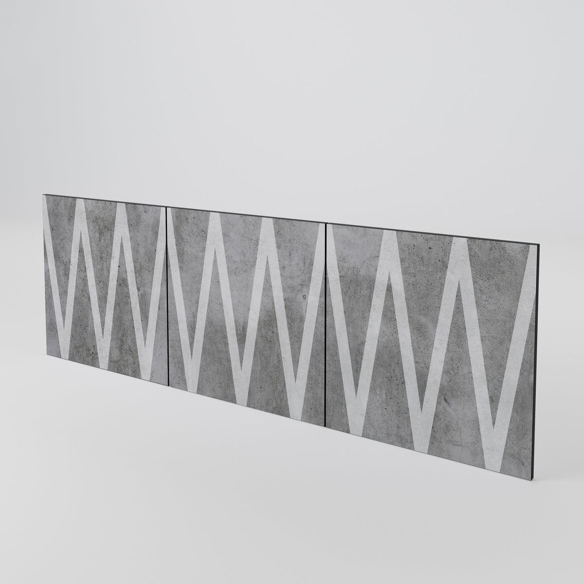 SOLID ZIG ZAG Luckset med 3 dörrar till sideboard